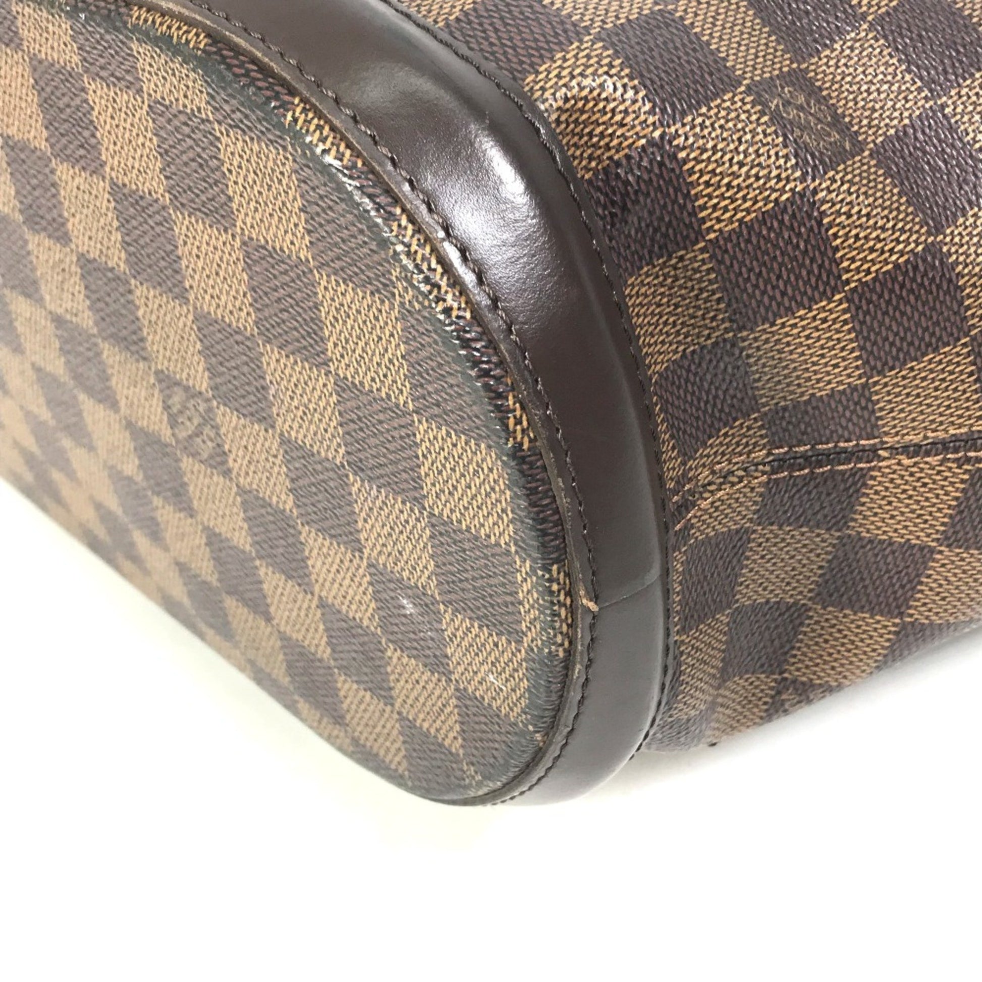 Louis Vuitton Manosque, Brown, Canvas, tote