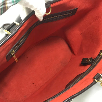 Louis Vuitton Manosque, Brown, Canvas, tote