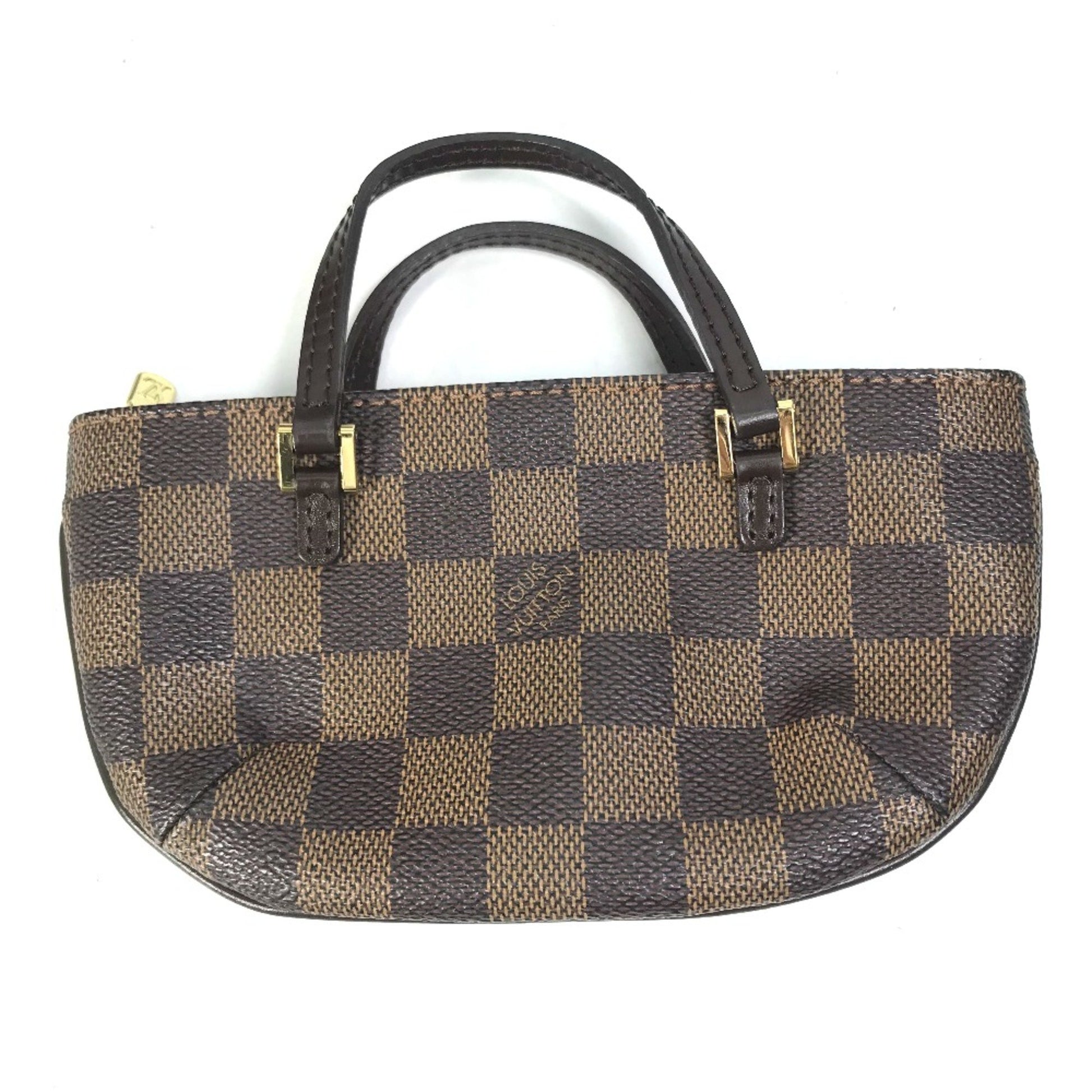 Louis Vuitton Manosque, Brown, Canvas, tote