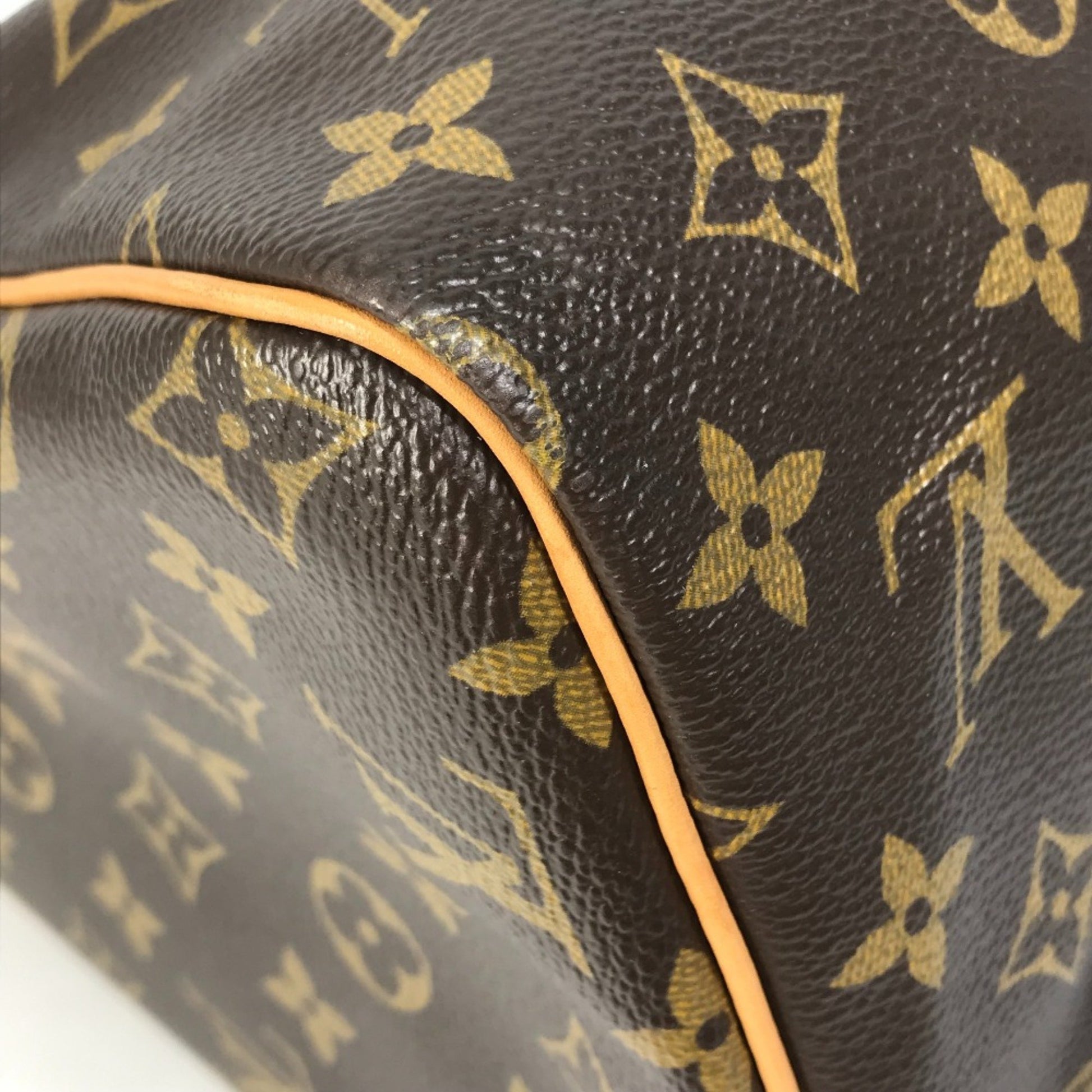 Louis Vuitton Speedy 30, Brown, Canvas, travel