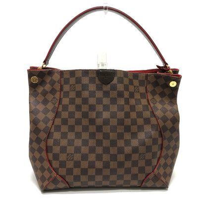 Louis Vuitton Caissa, Brown, Canvas, shoulder