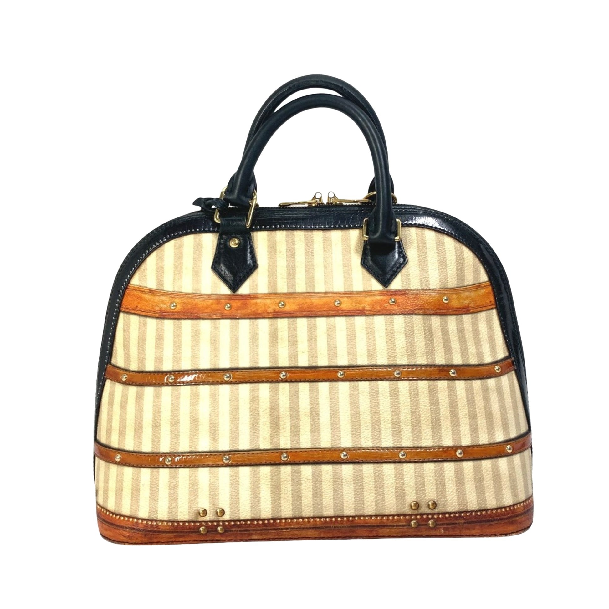Louis Vuitton Alma, Beige, Canvas, handbag