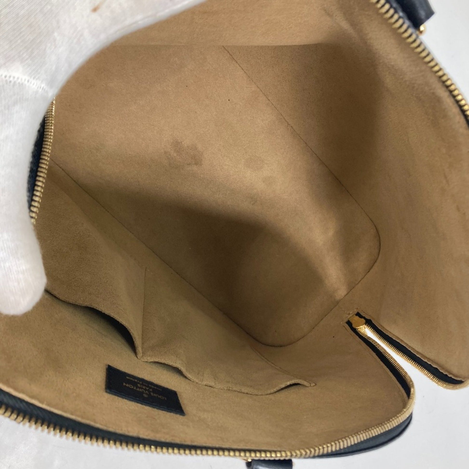 Louis Vuitton Alma, Beige, Canvas, handbag