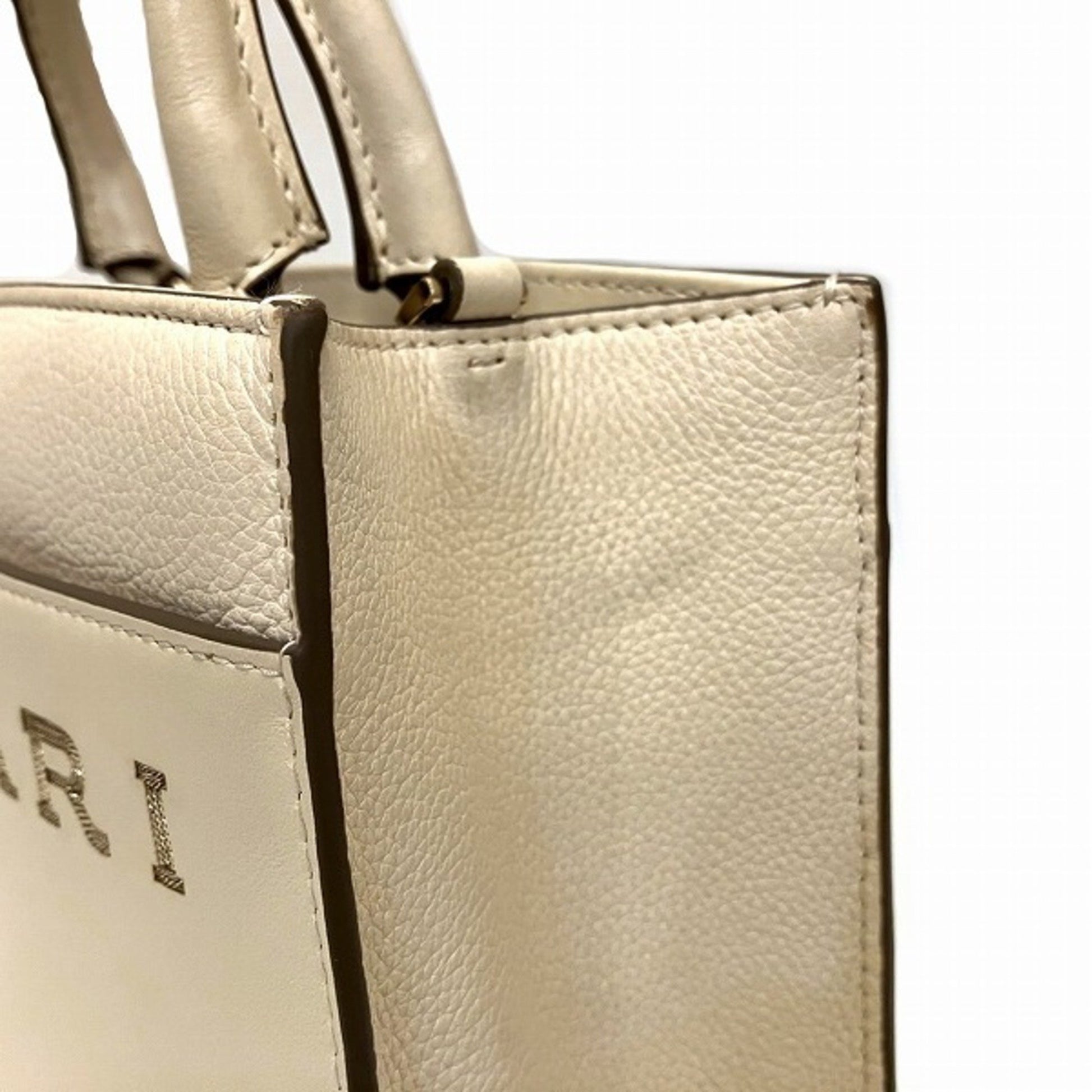 Bulgari, White, Leather, handbag