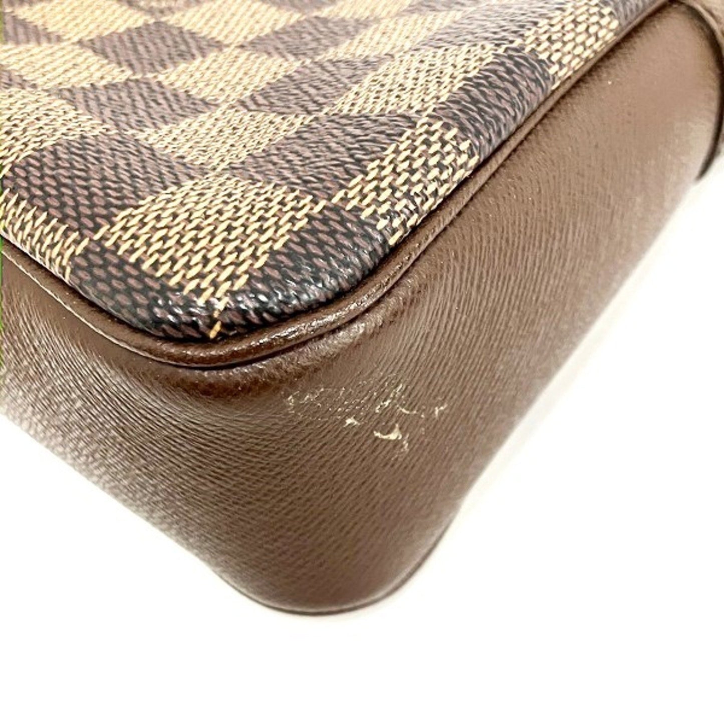 Louis Vuitton Trousse makeup, Brown, Canvas, clutch