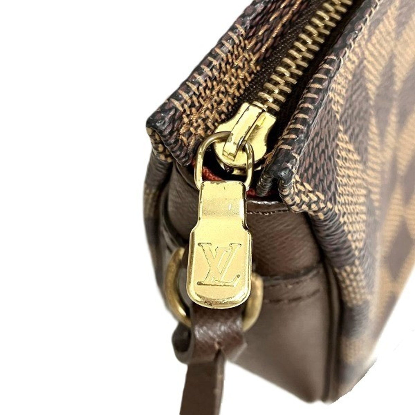 Louis Vuitton Trousse makeup, Brown, Canvas, clutch