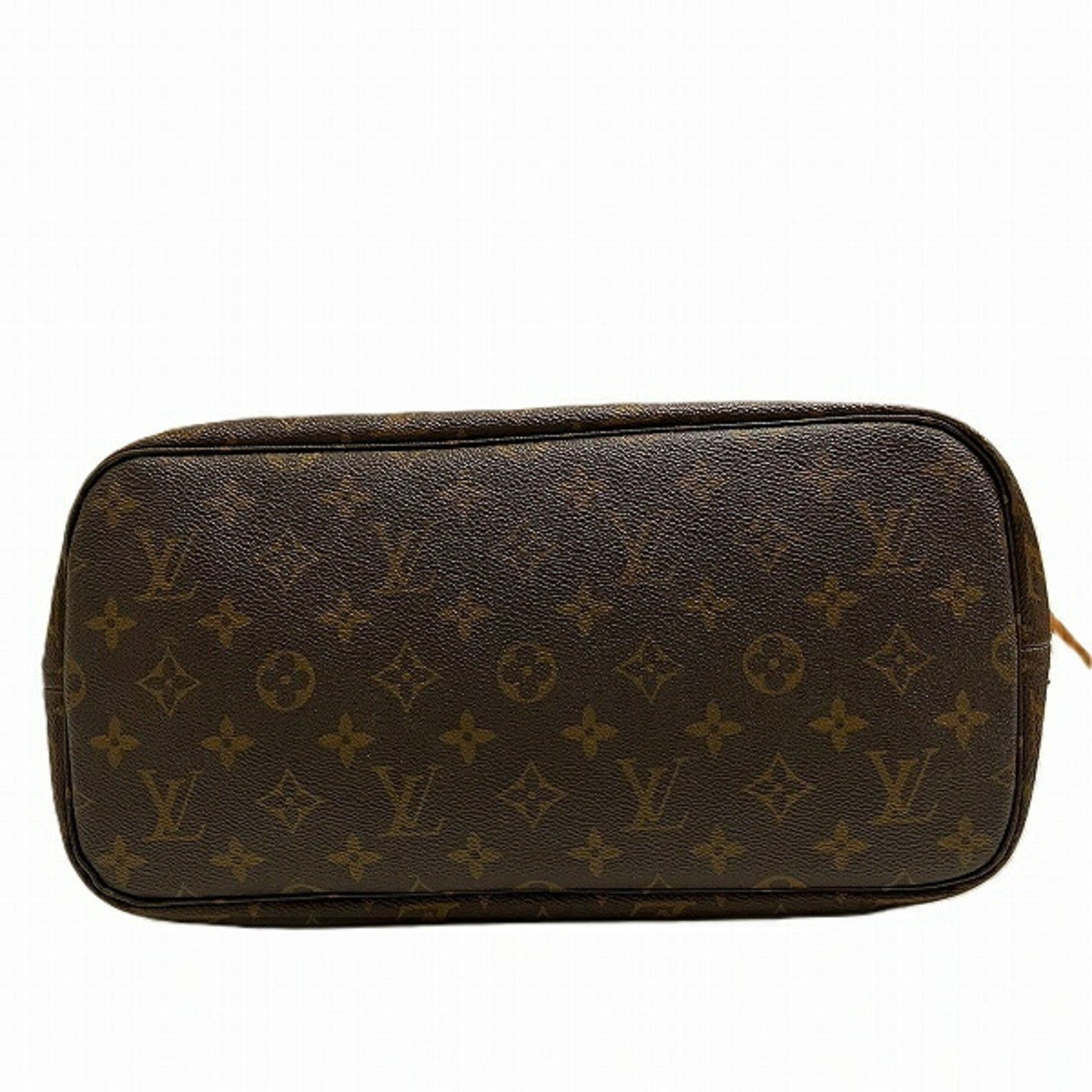 Louis Vuitton Neverfull MM, Brown, Canvas, tote