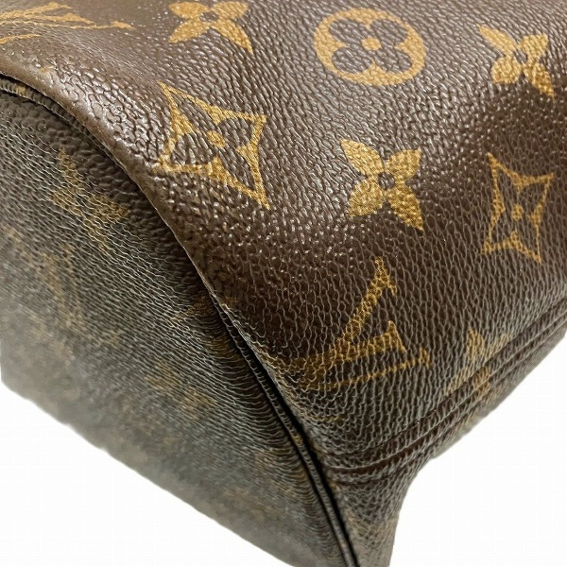 Louis Vuitton Neverfull MM, Brown, Canvas, tote