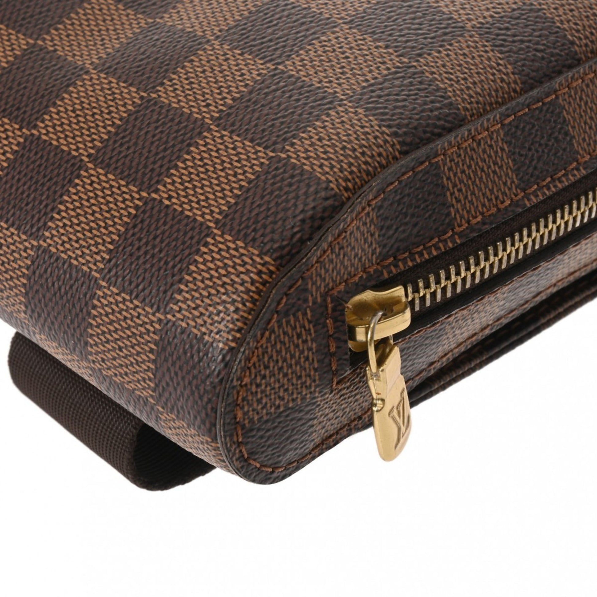 Louis Vuitton Geronimos, Brown, Canvas, shoulder