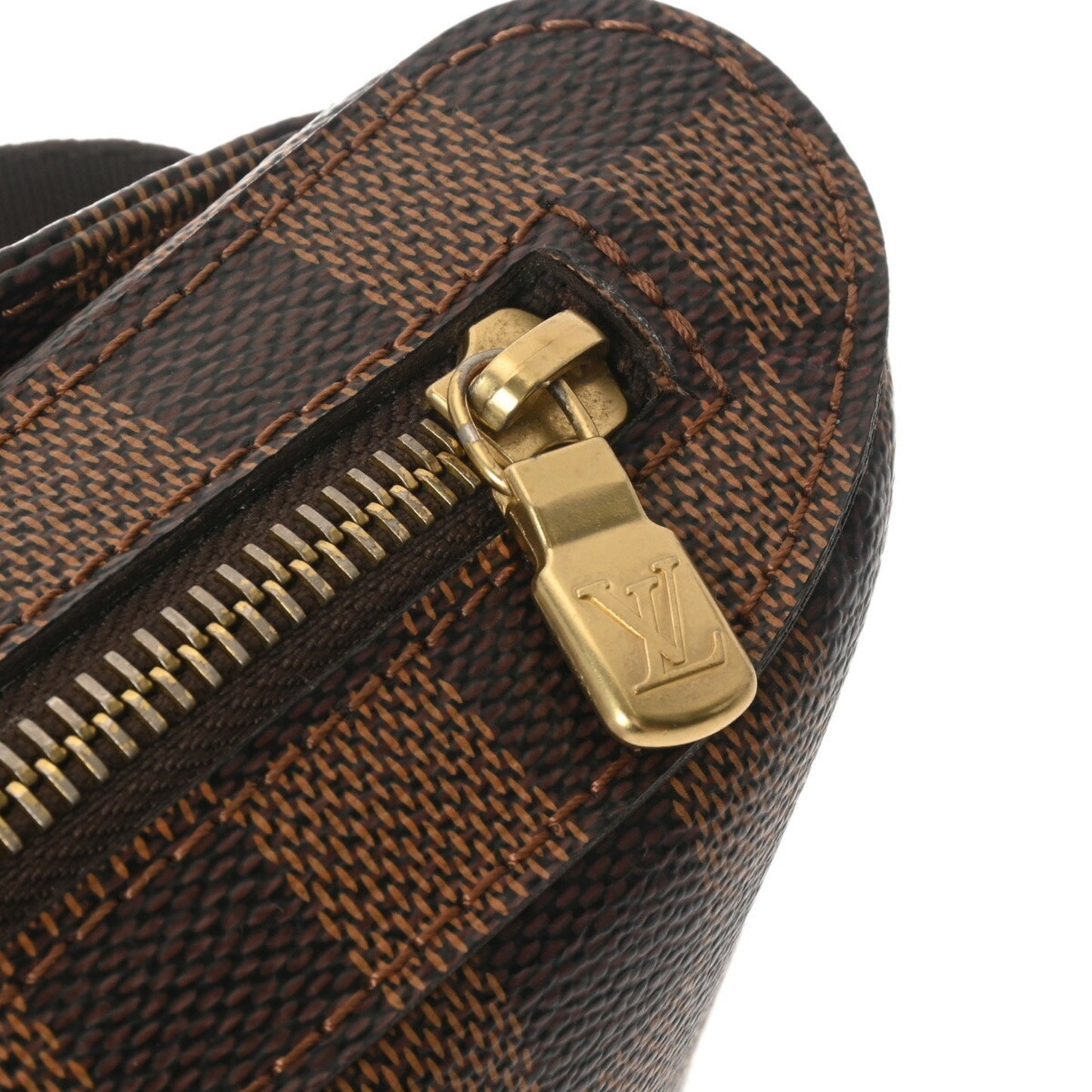 Louis Vuitton Geronimos, Brown, Canvas, shoulder