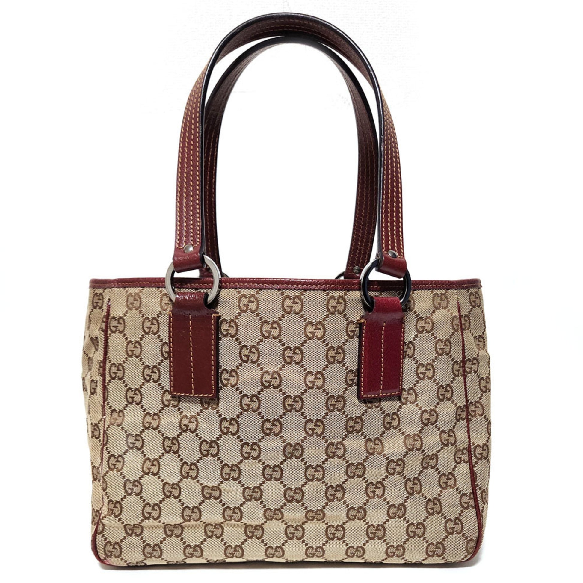 Gucci GG canvas, Brown, Canvas, tote