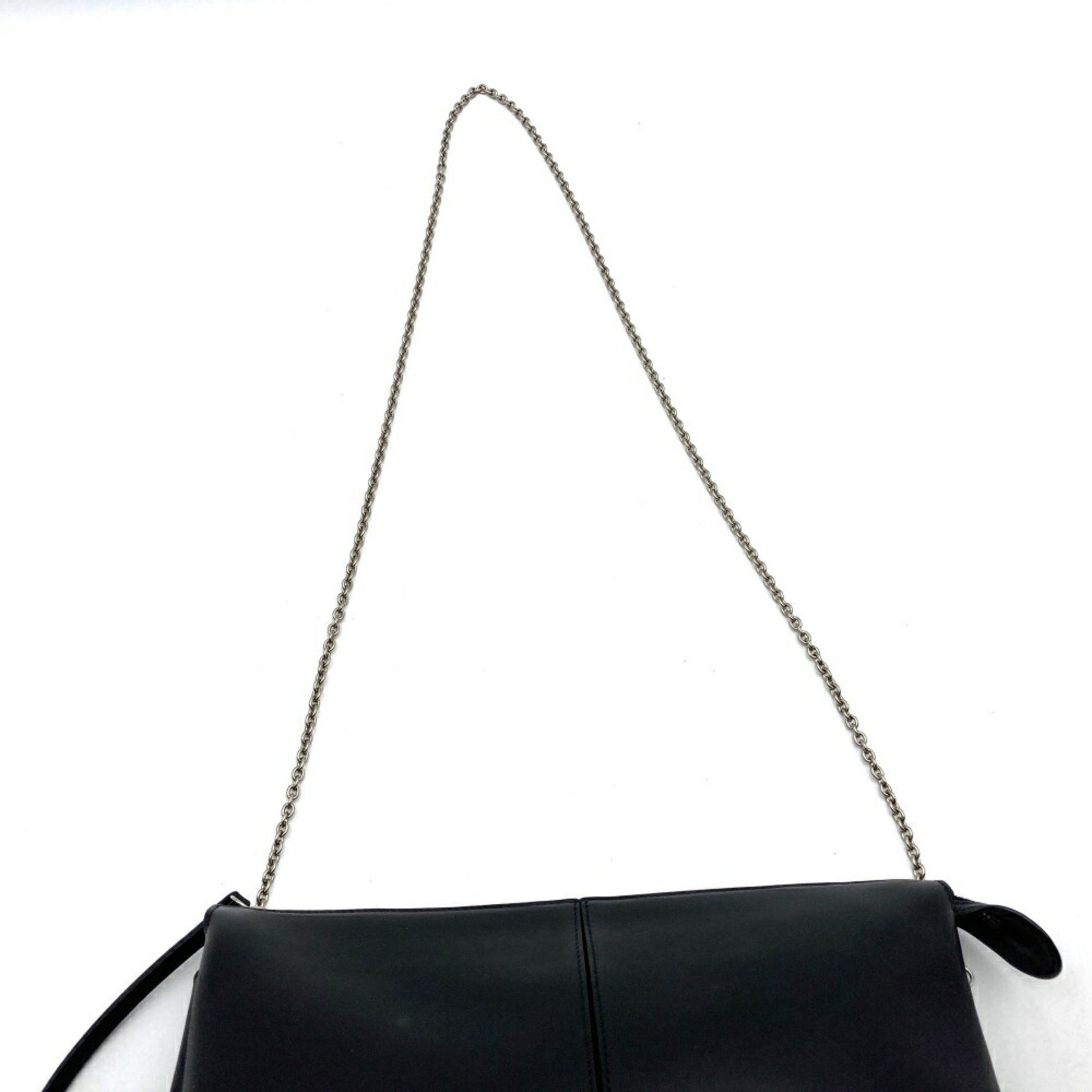 Céline, Black, Leather, shoulder