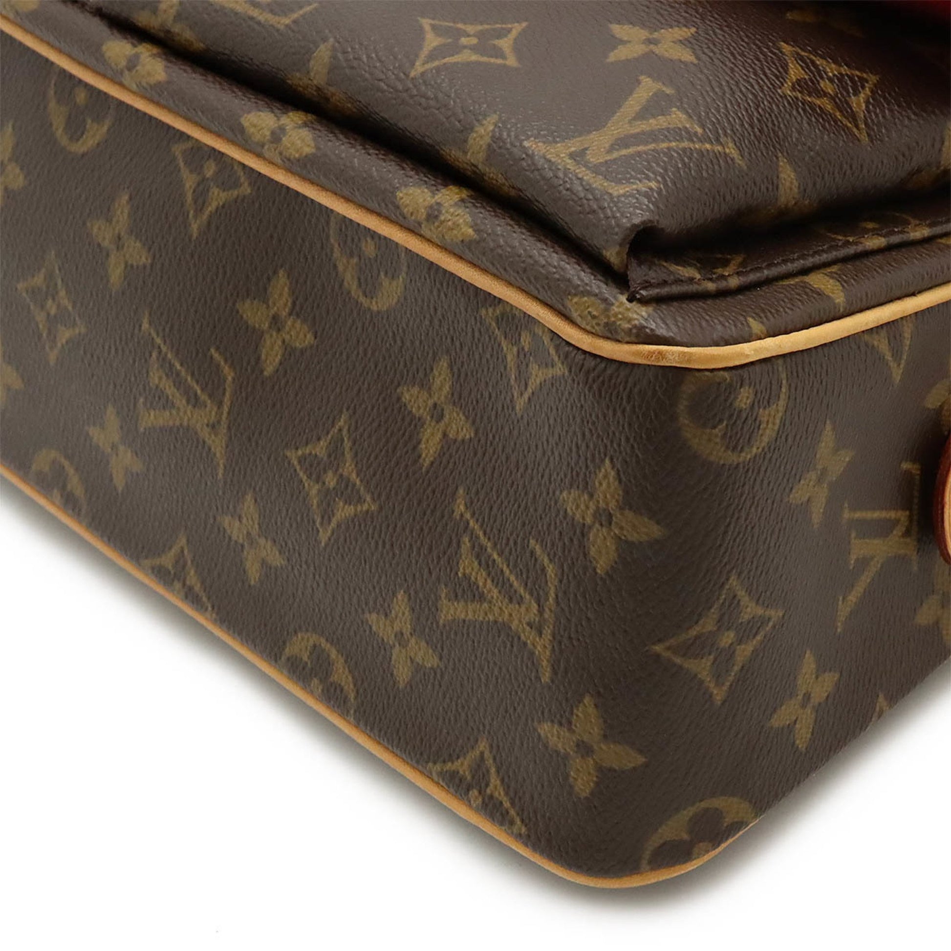 Louis Vuitton Viva Cité, Brown, Canvas, shoulder