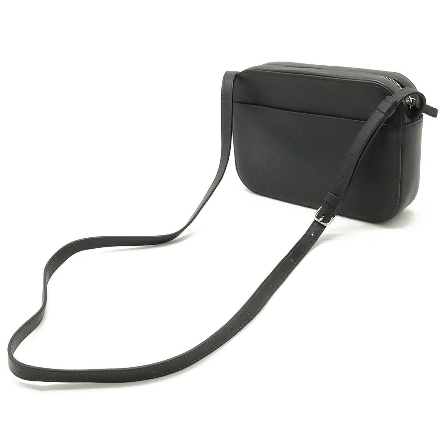 Balenciaga Camera, Black, Leather, shoulder