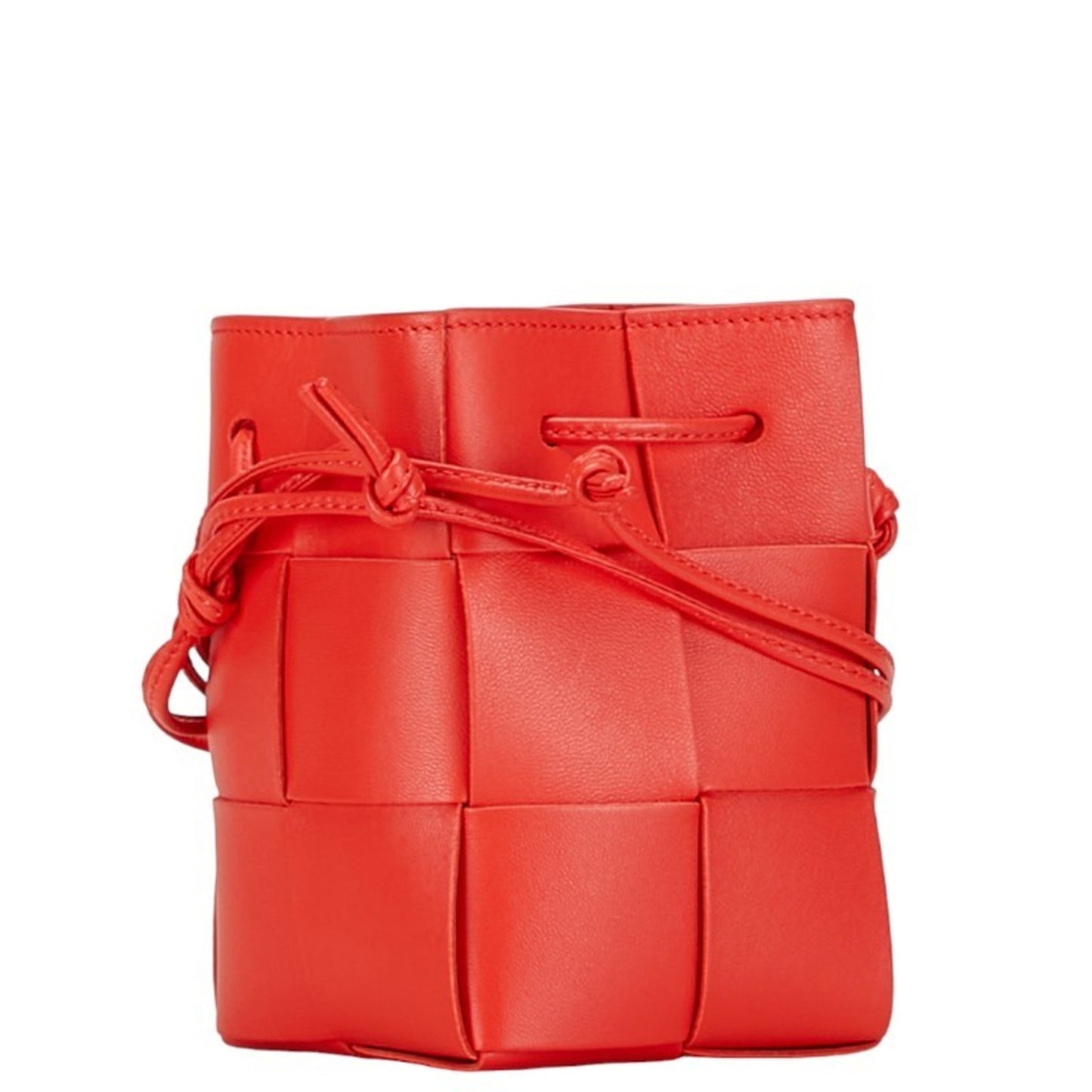 Bottega Veneta Intrecciato, Red, Leather, shoulder