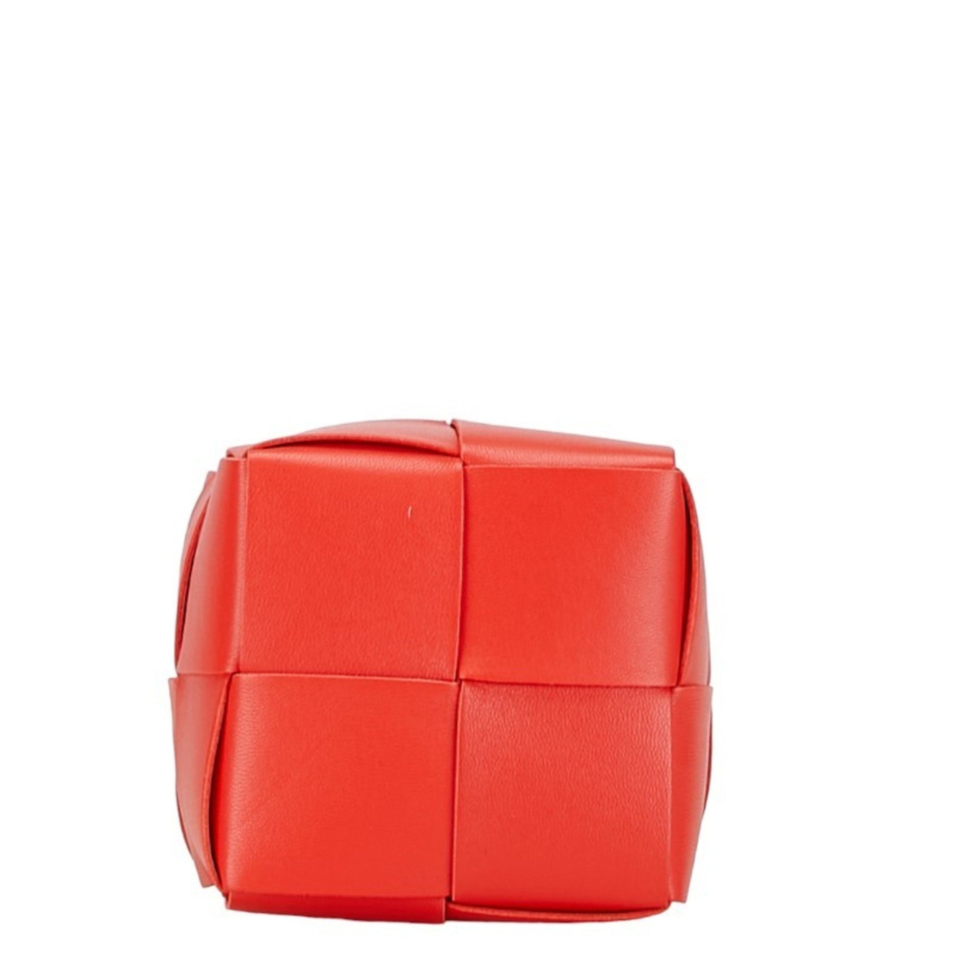 Bottega Veneta Intrecciato, Red, Leather, shoulder