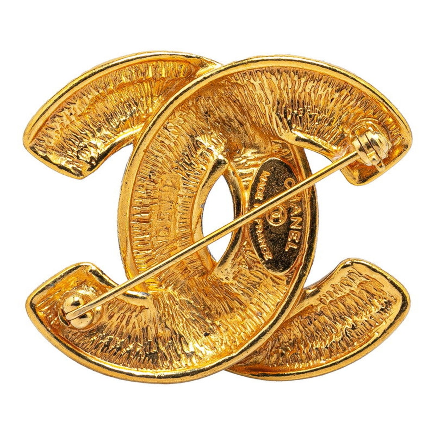 Chanel Coco Mark, Gold, Gold Plated, brooch