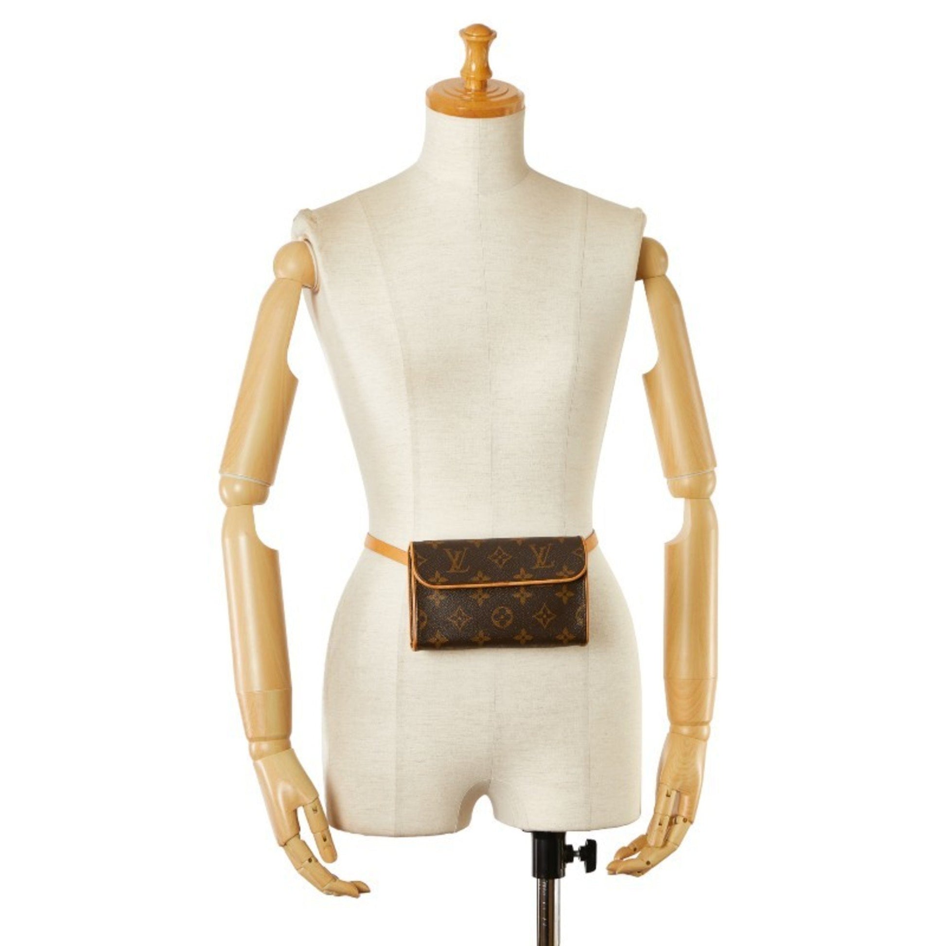 Louis Vuitton Florentine, Brown, Canvas, shoulder