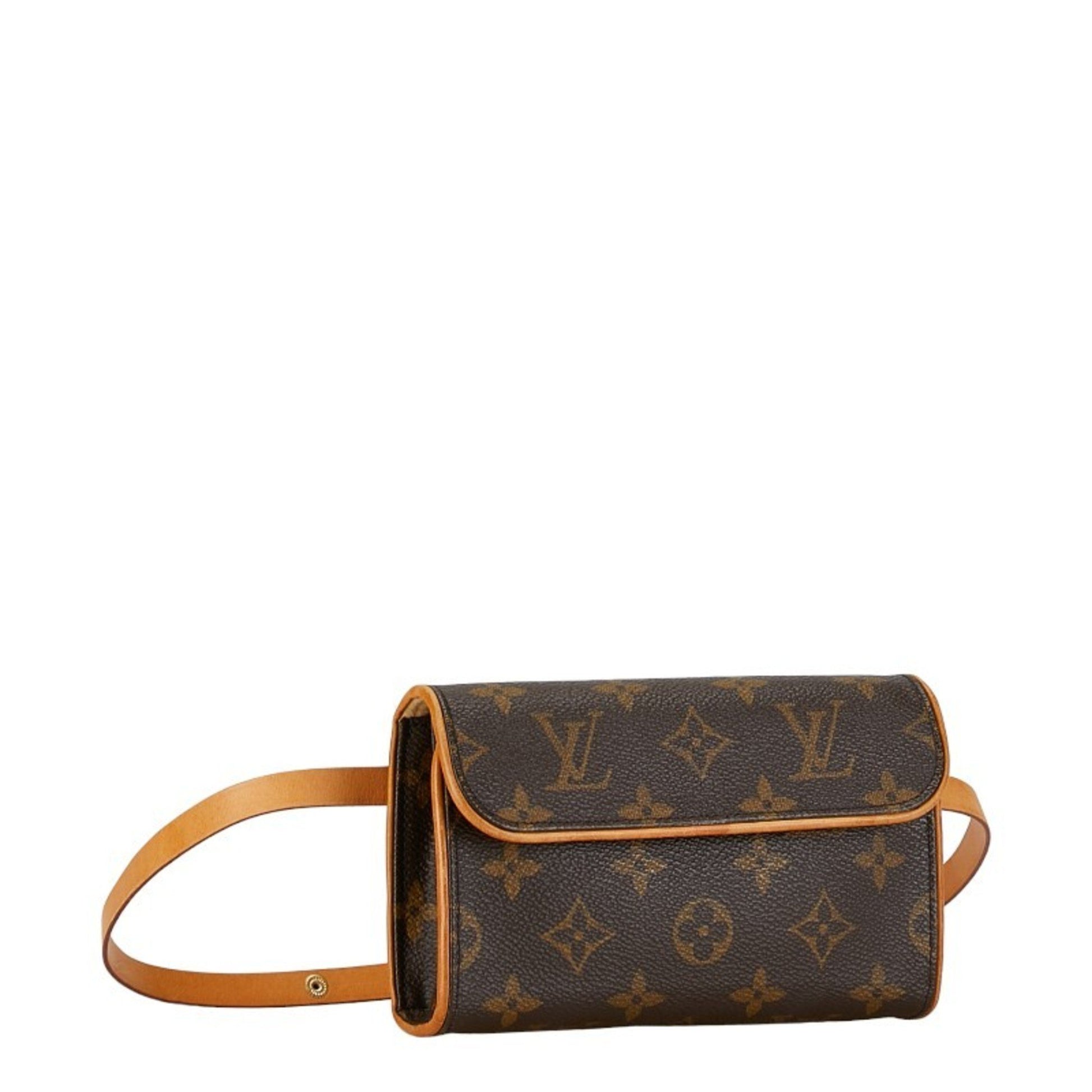 Louis Vuitton Florentine, Brown, Canvas, shoulder