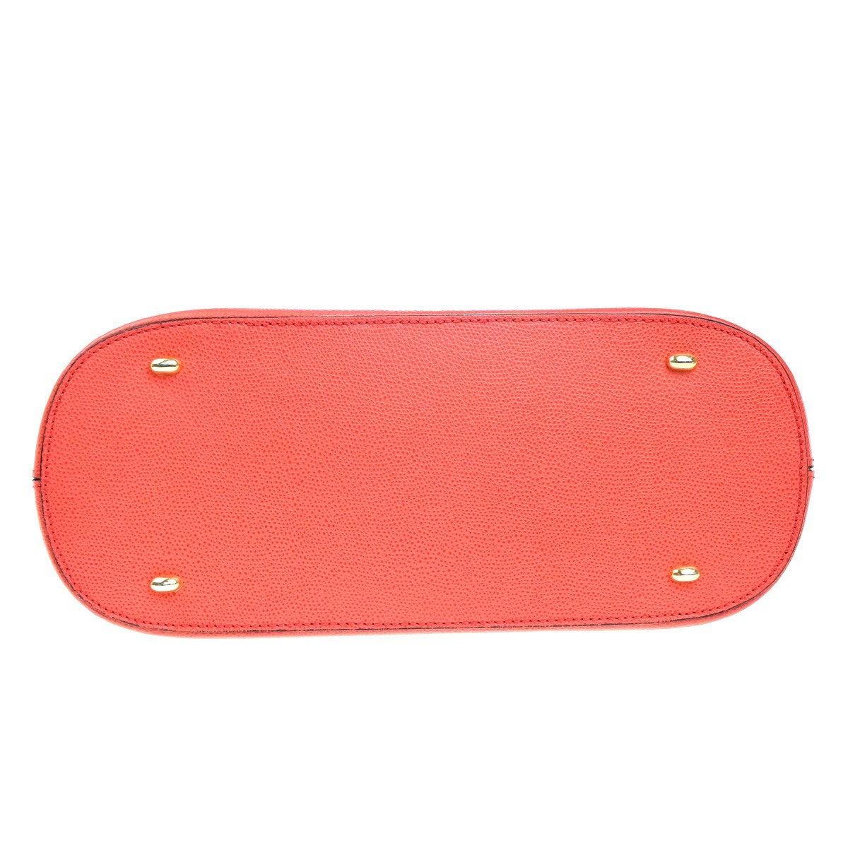 Celine Vintage Convertible Bowler Leather, Red, Leather, Handbag