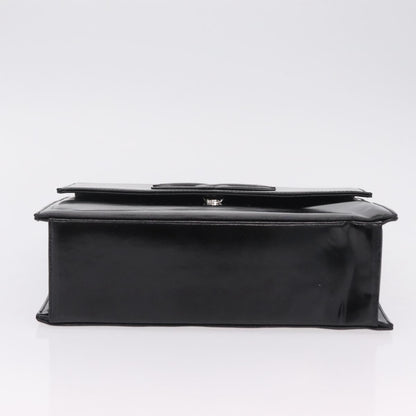 Chanel Vintage CC Box Flap Leather, Black, Patent Leather, Handbag