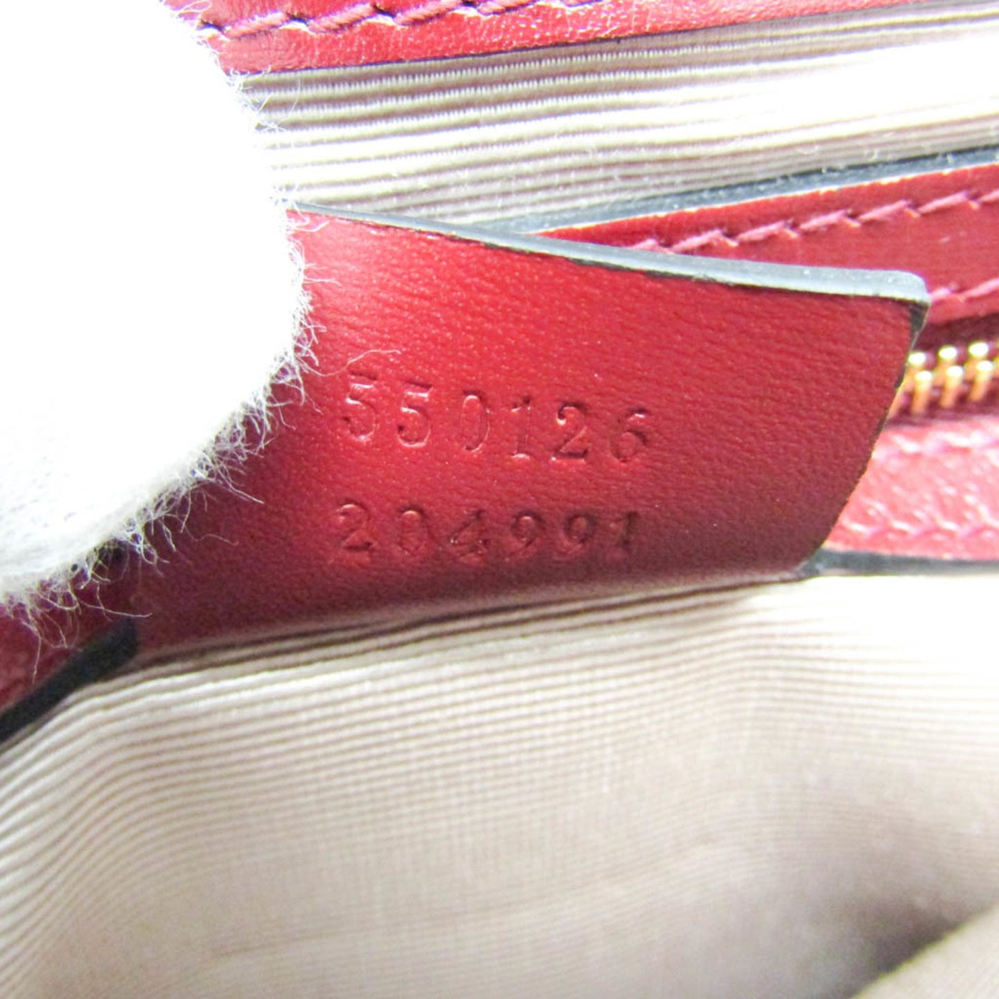 Gucci Arli, Red, Leather, shoulder