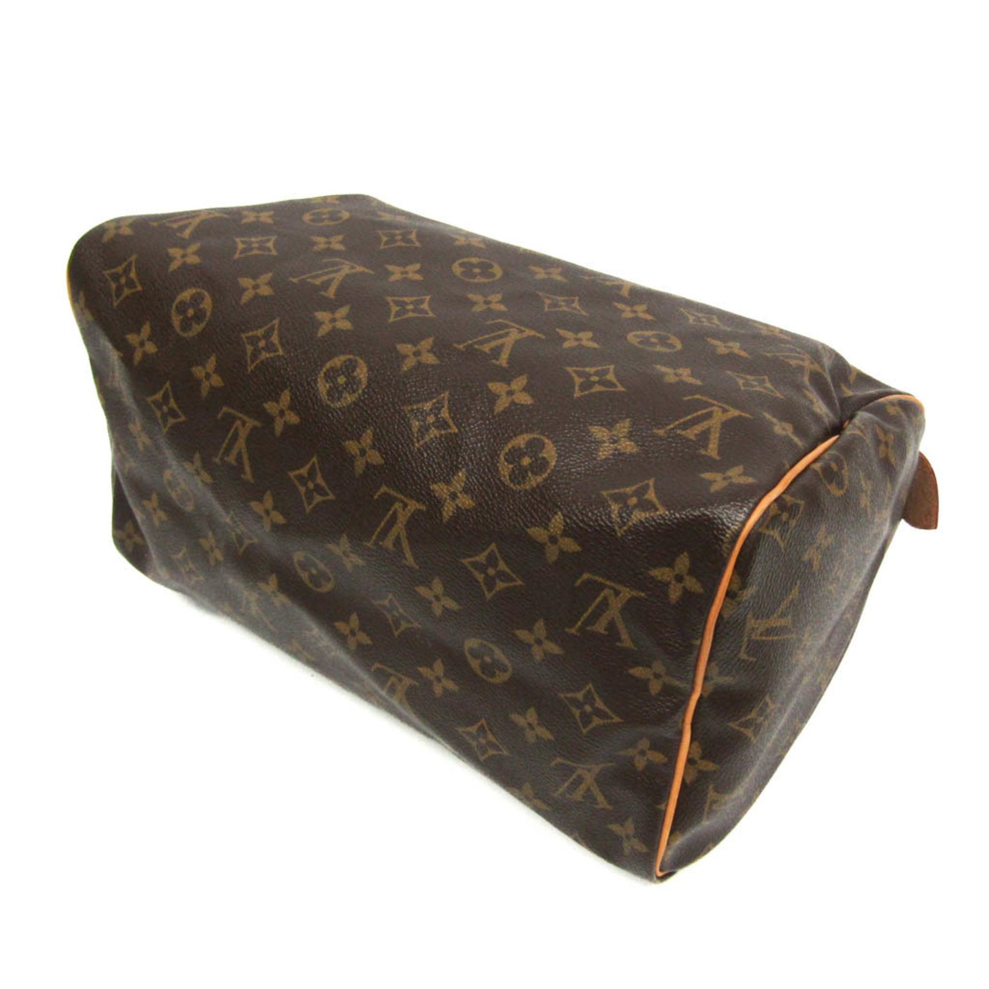 Louis Vuitton Speedy 30, Brown, Canvas, handbag