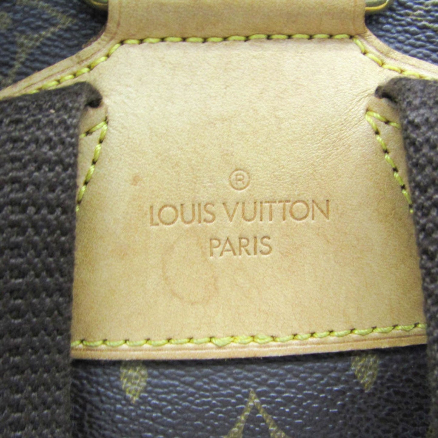 Louis Vuitton Montsouris GM, Brown, Canvas, backpack