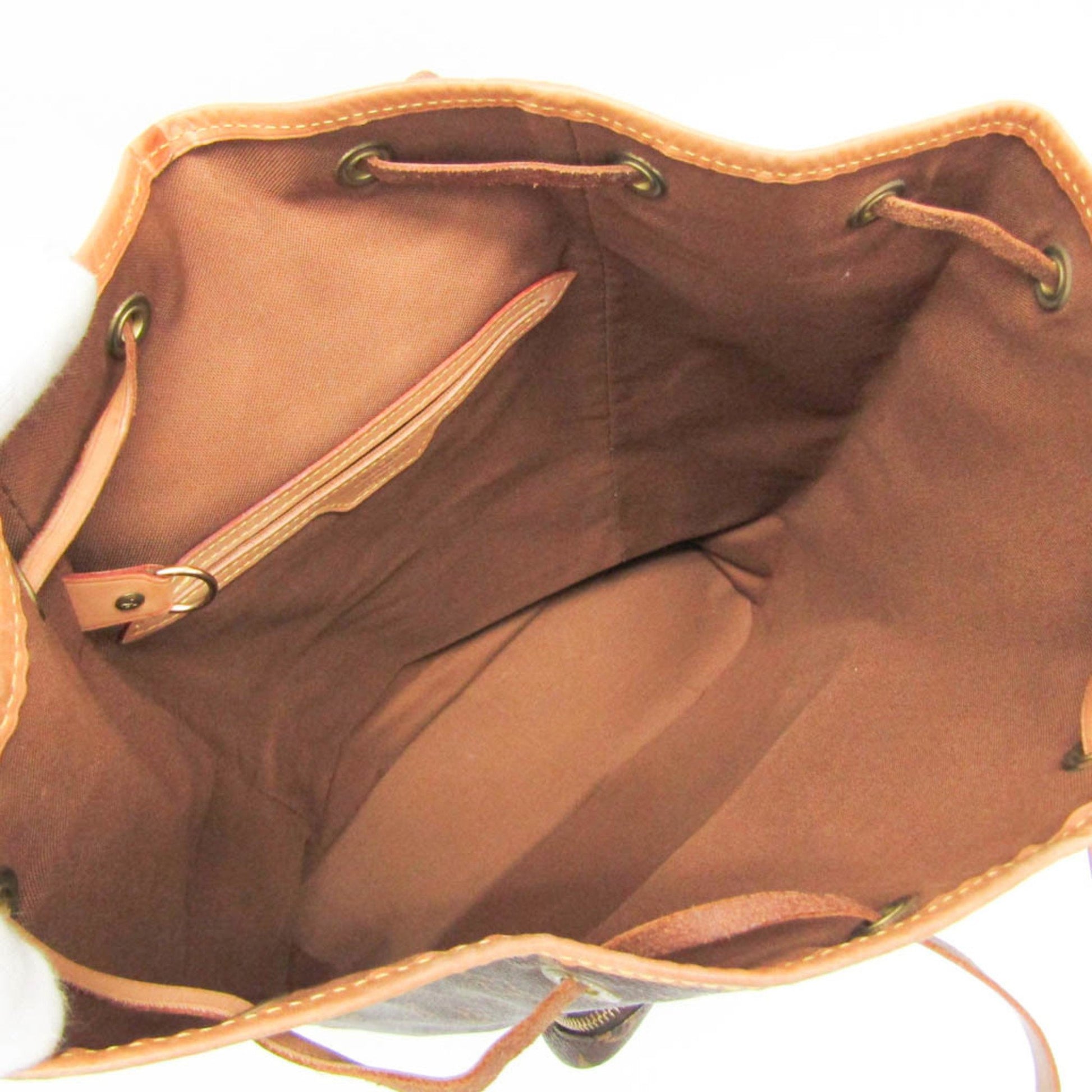 Louis Vuitton Montsouris GM, Brown, Canvas, backpack