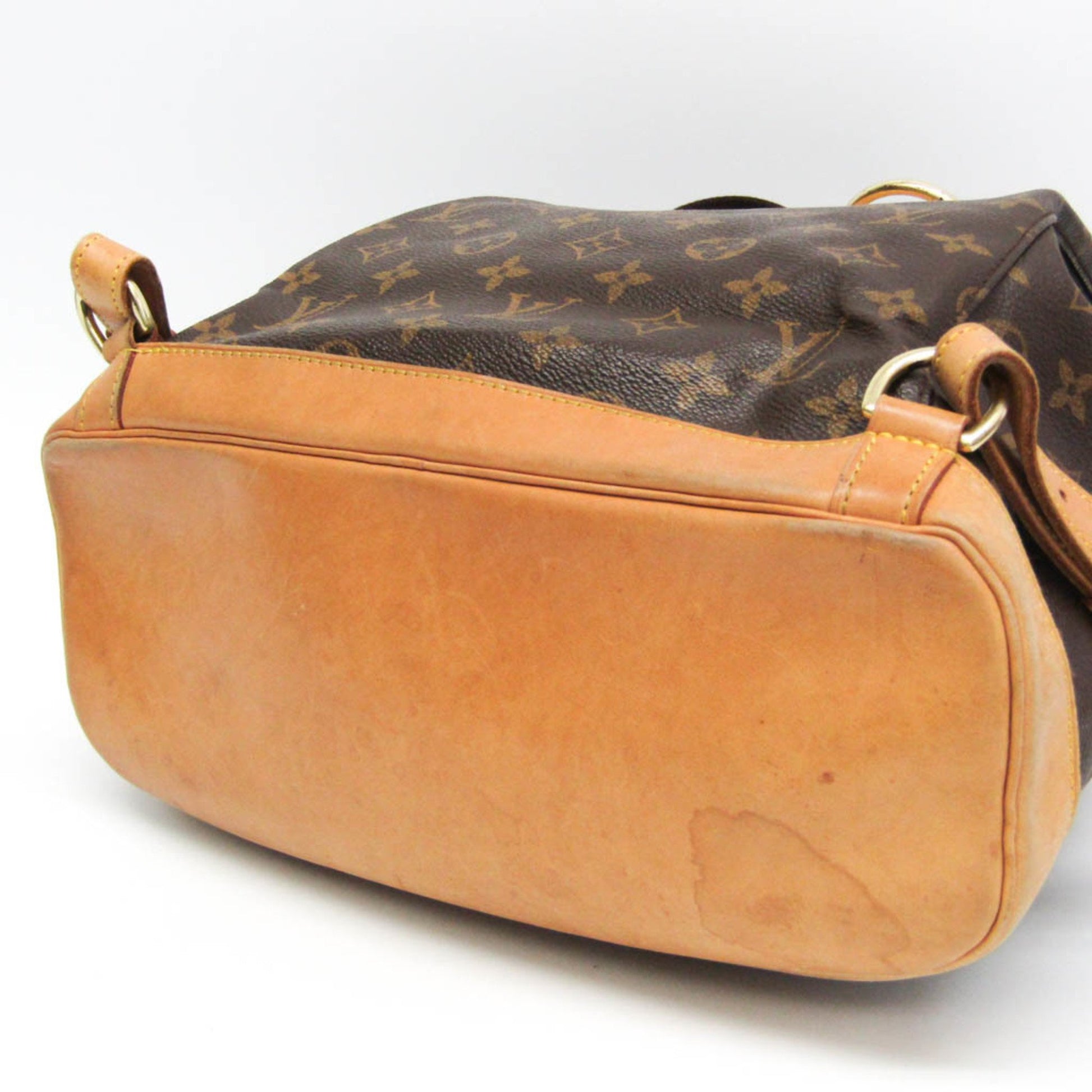 Louis Vuitton Montsouris GM, Brown, Canvas, backpack