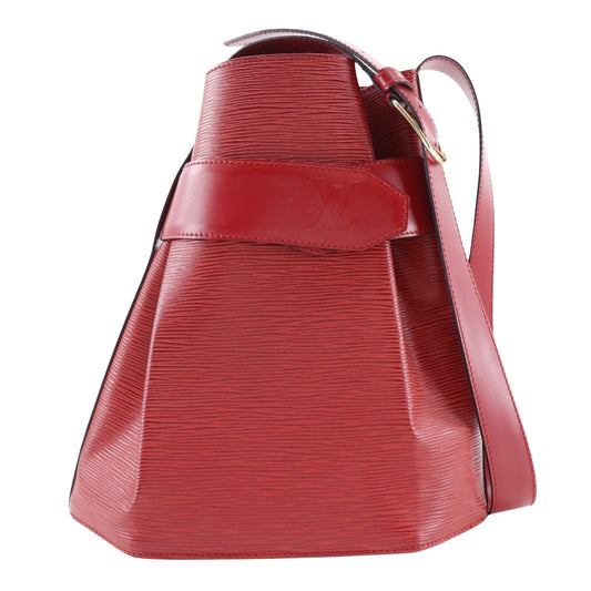 Louis Vuitton Sac d'épaule, Red, Leather, shoulder