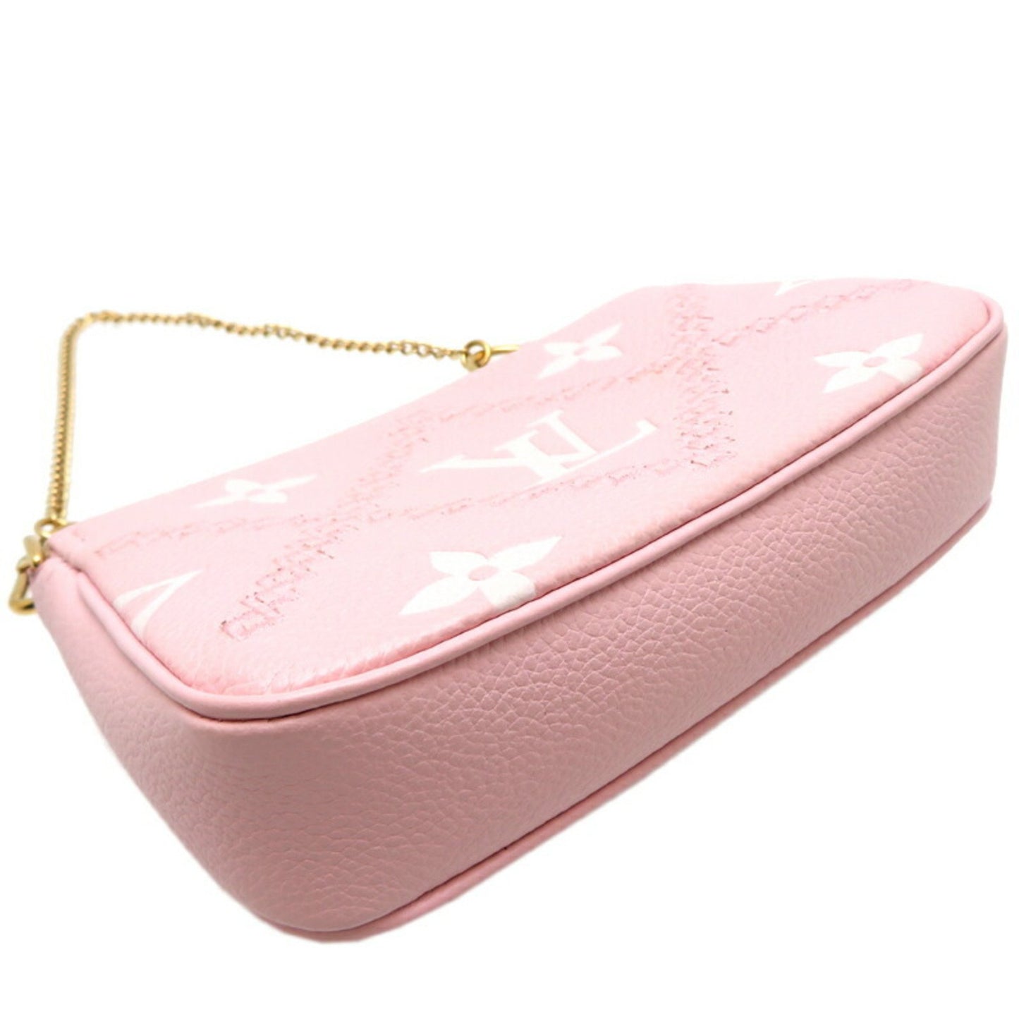 Louis Vuitton Pochette Accessoire, Pink, Leather, shoulder