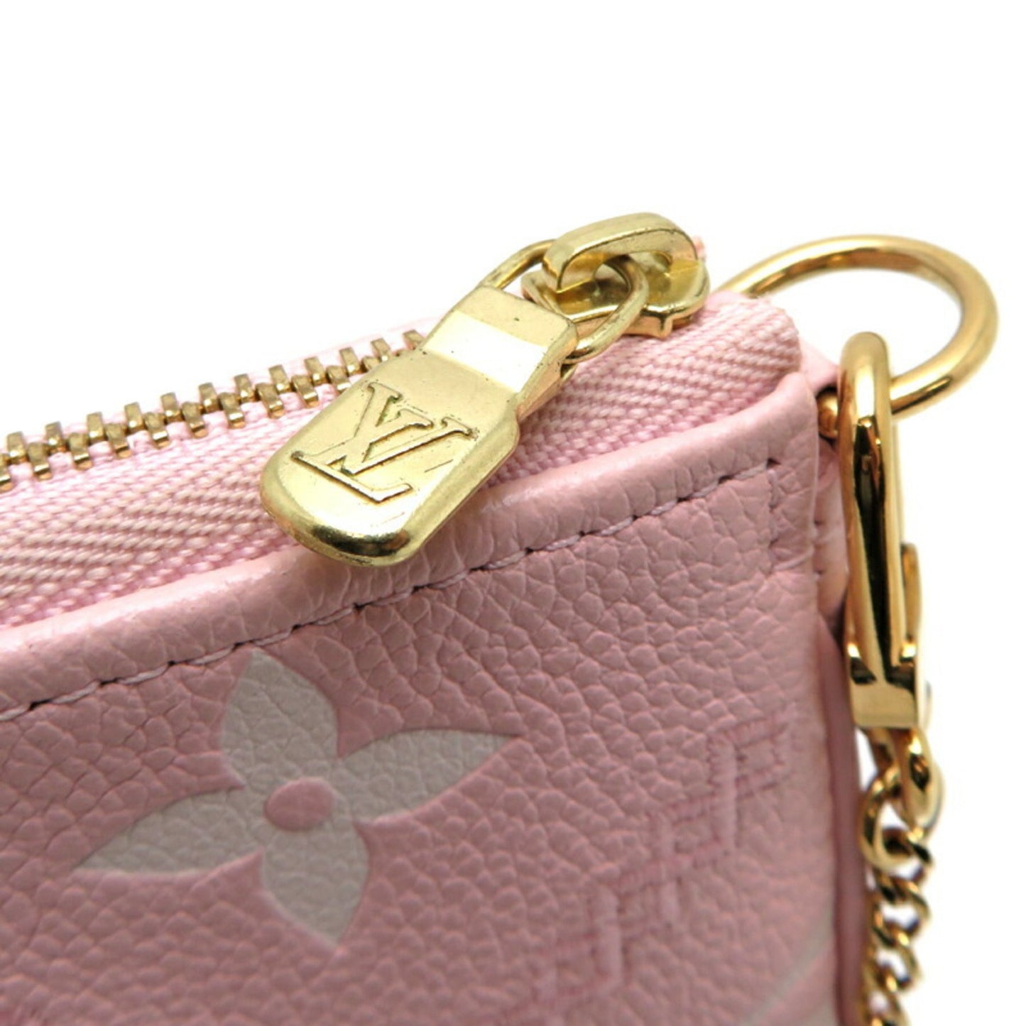 Louis Vuitton Pochette Accessoire, Pink, Leather, shoulder