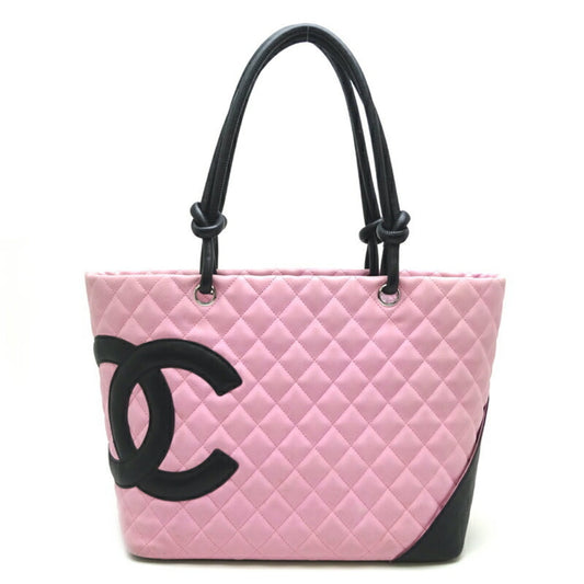 Chanel Cambon, Pink, Leather, tote