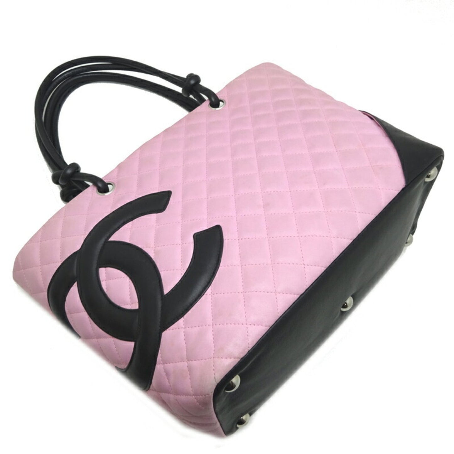 Chanel Cambon, Pink, Leather, tote