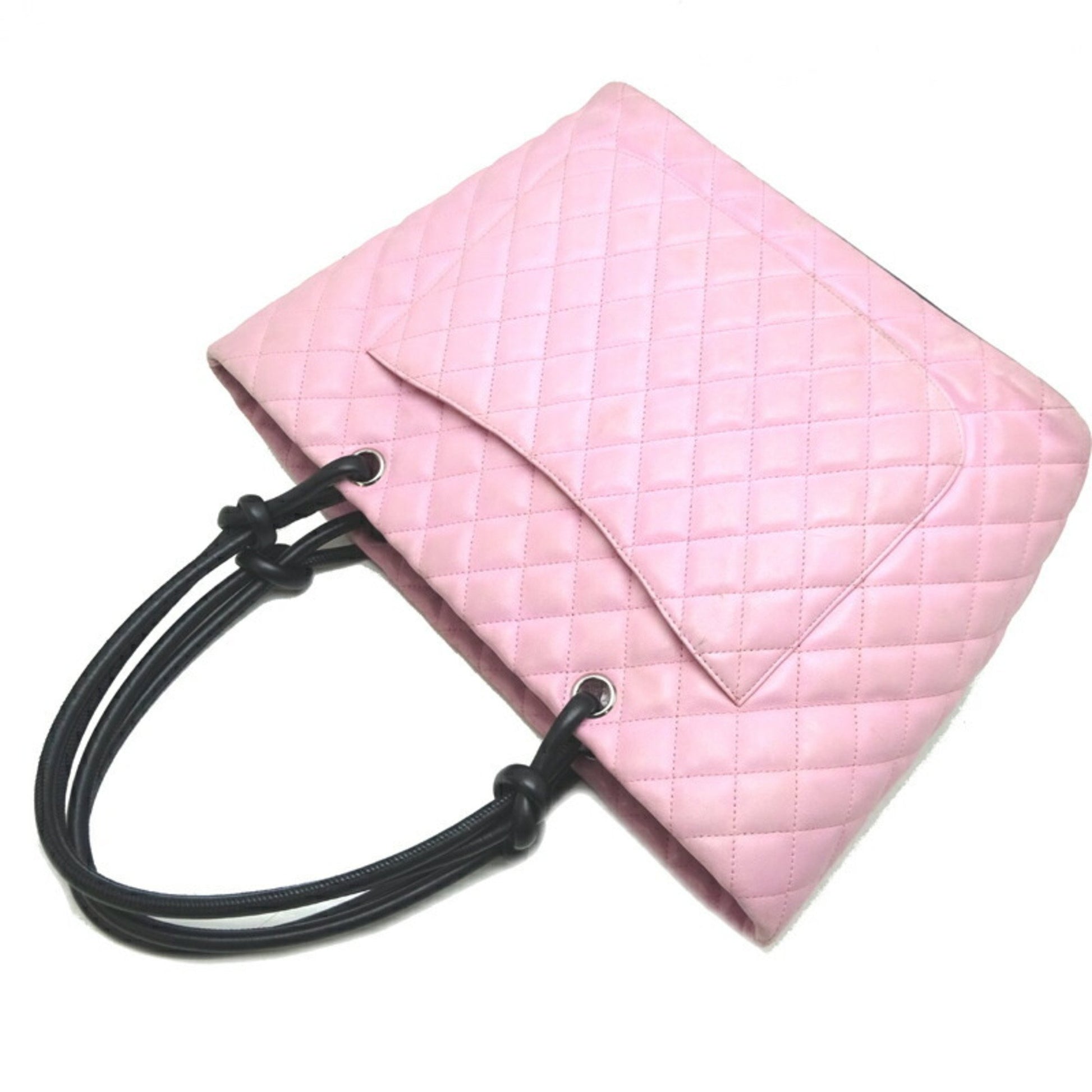 Chanel Cambon, Pink, Leather, tote