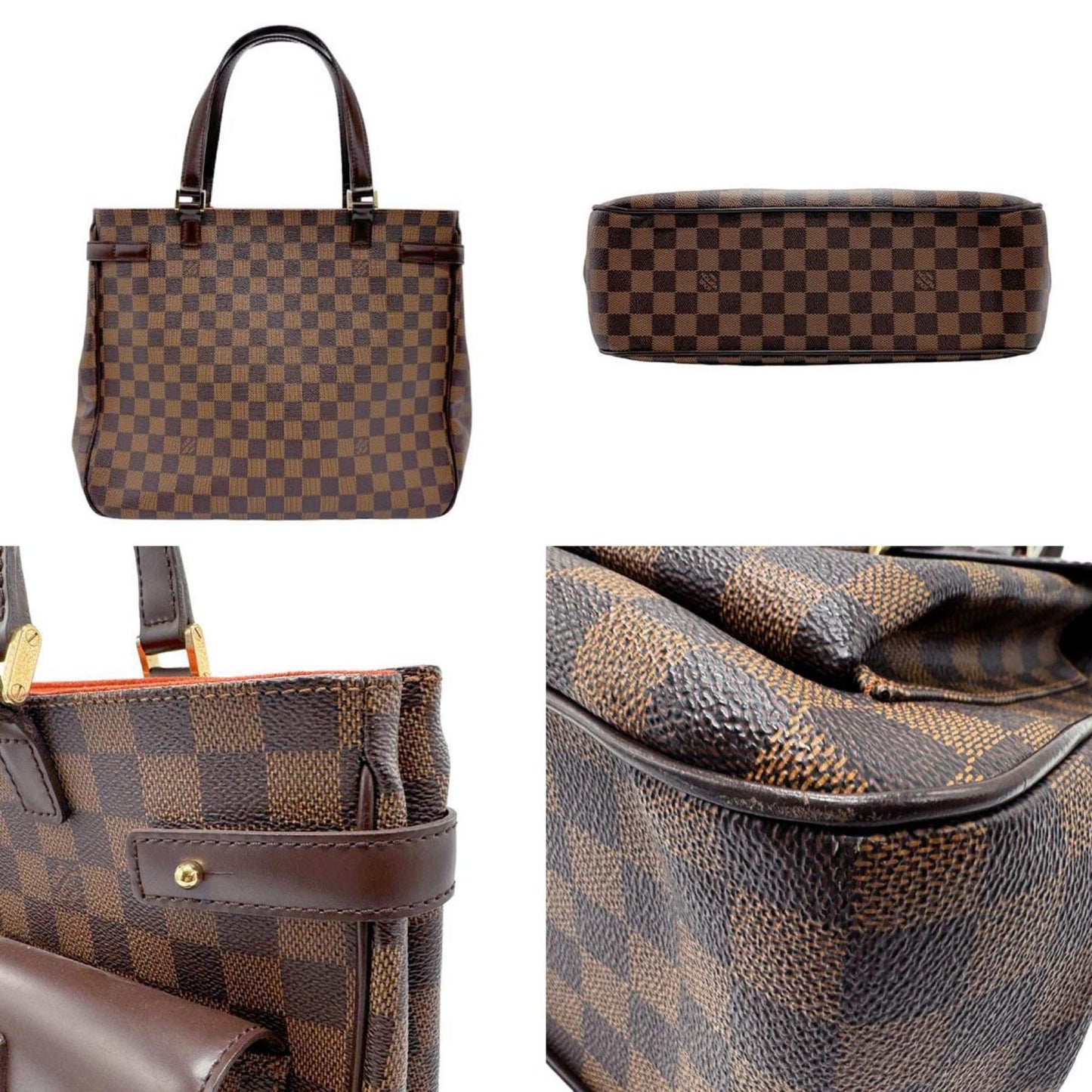 Louis Vuitton Uzes, Brown, Canvas, handbag