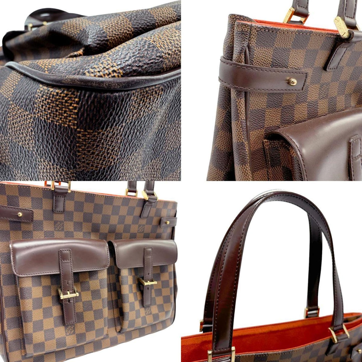 Louis Vuitton Uzes, Brown, Canvas, handbag