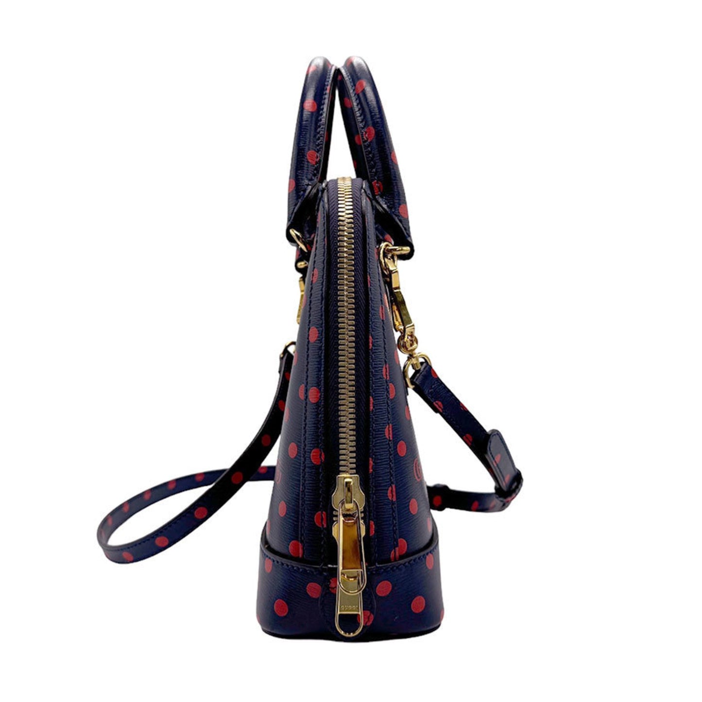 Gucci Horsebit, Navy, Leather, handbag