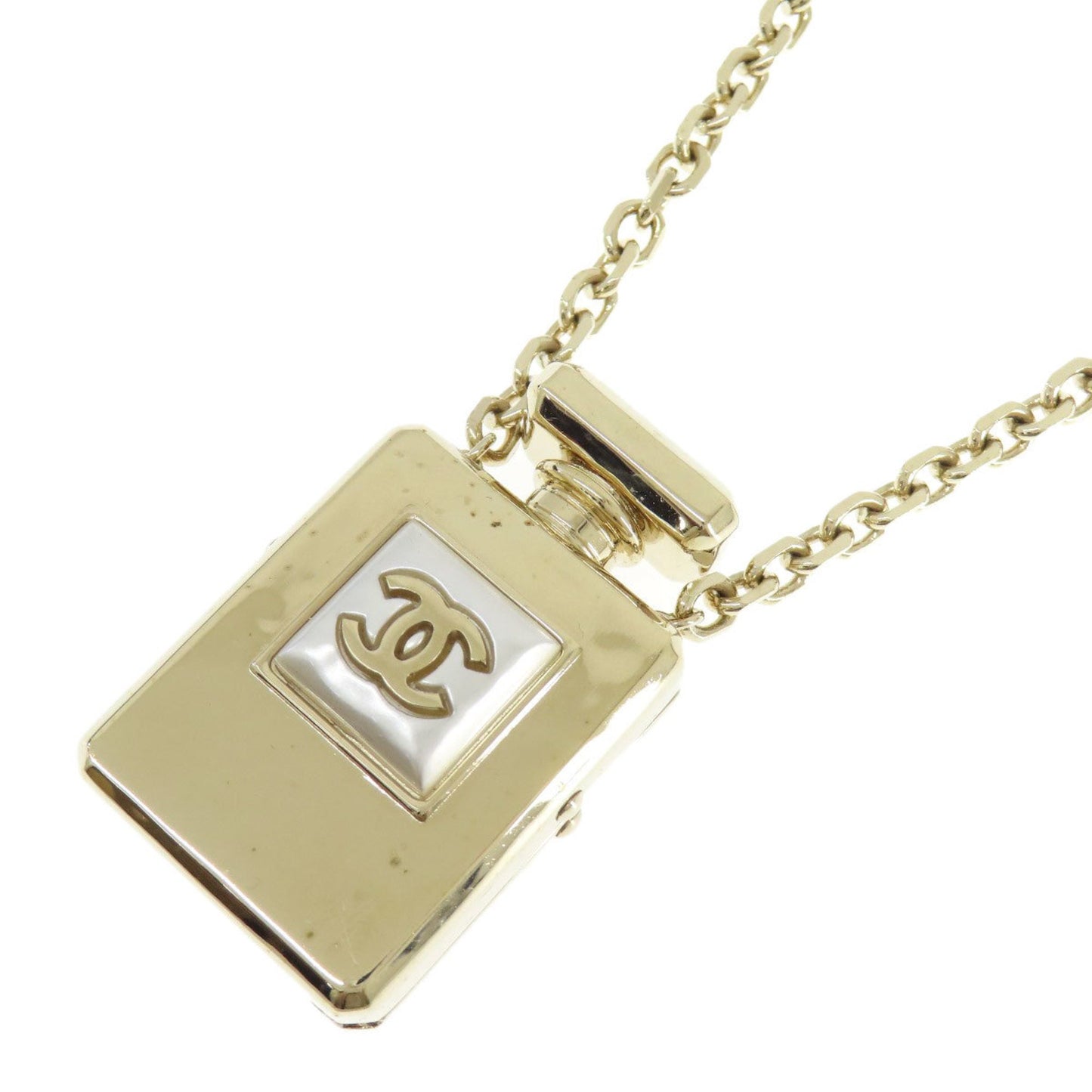 Chanel Coco Mark, Gold, Metal, necklace