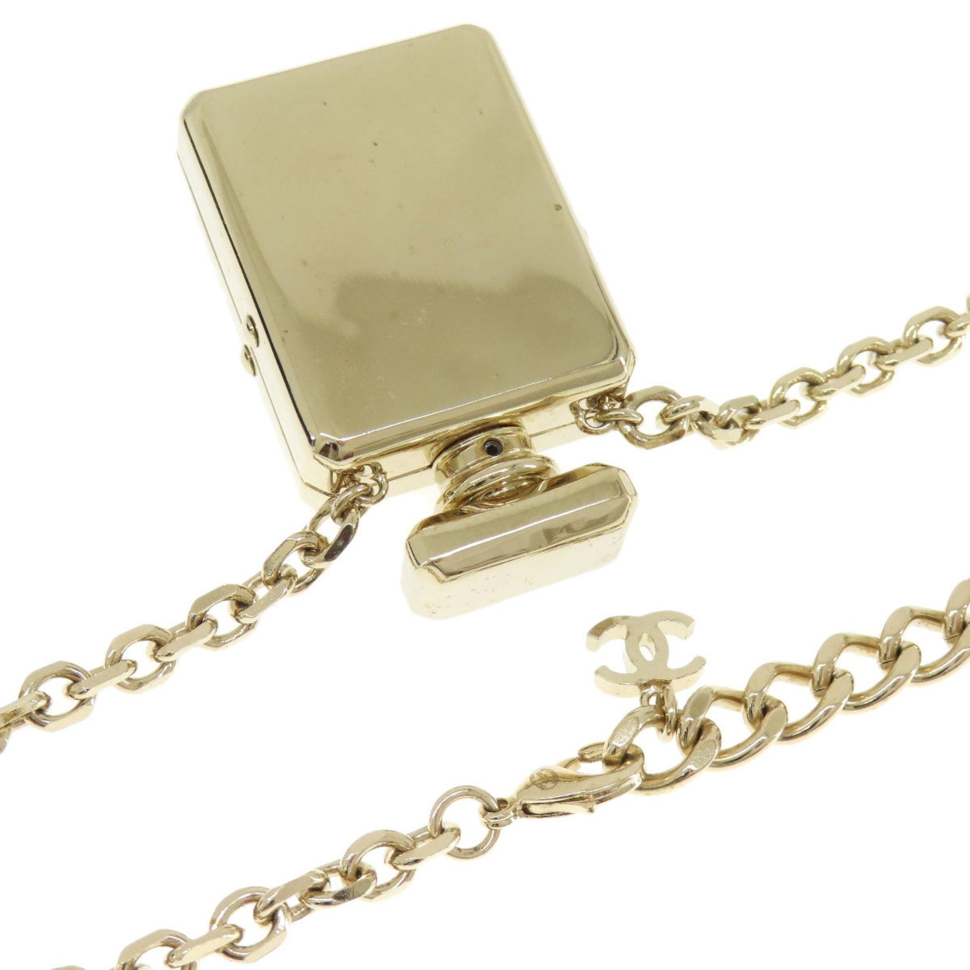 Chanel Coco Mark, Gold, Metal, necklace