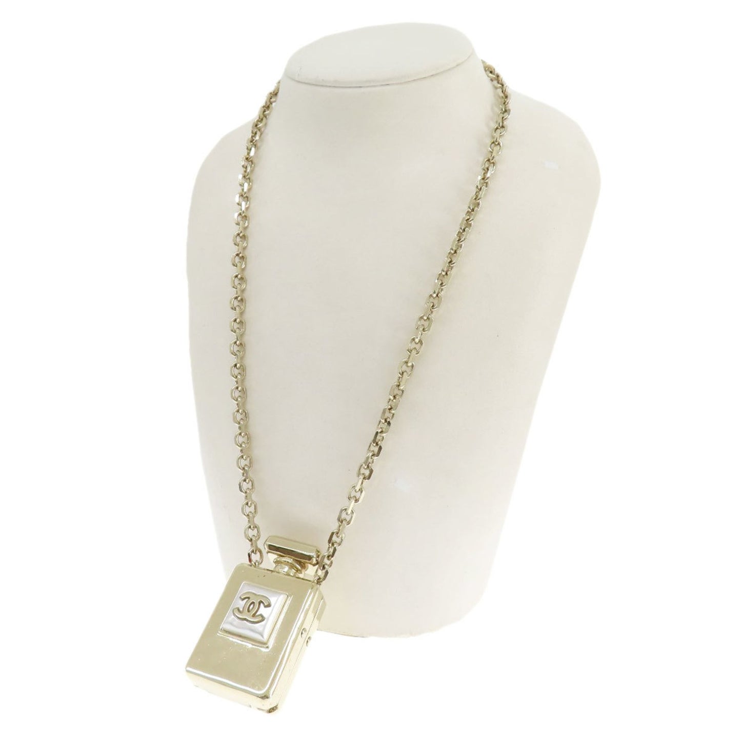 Chanel Coco Mark, Gold, Metal, necklace