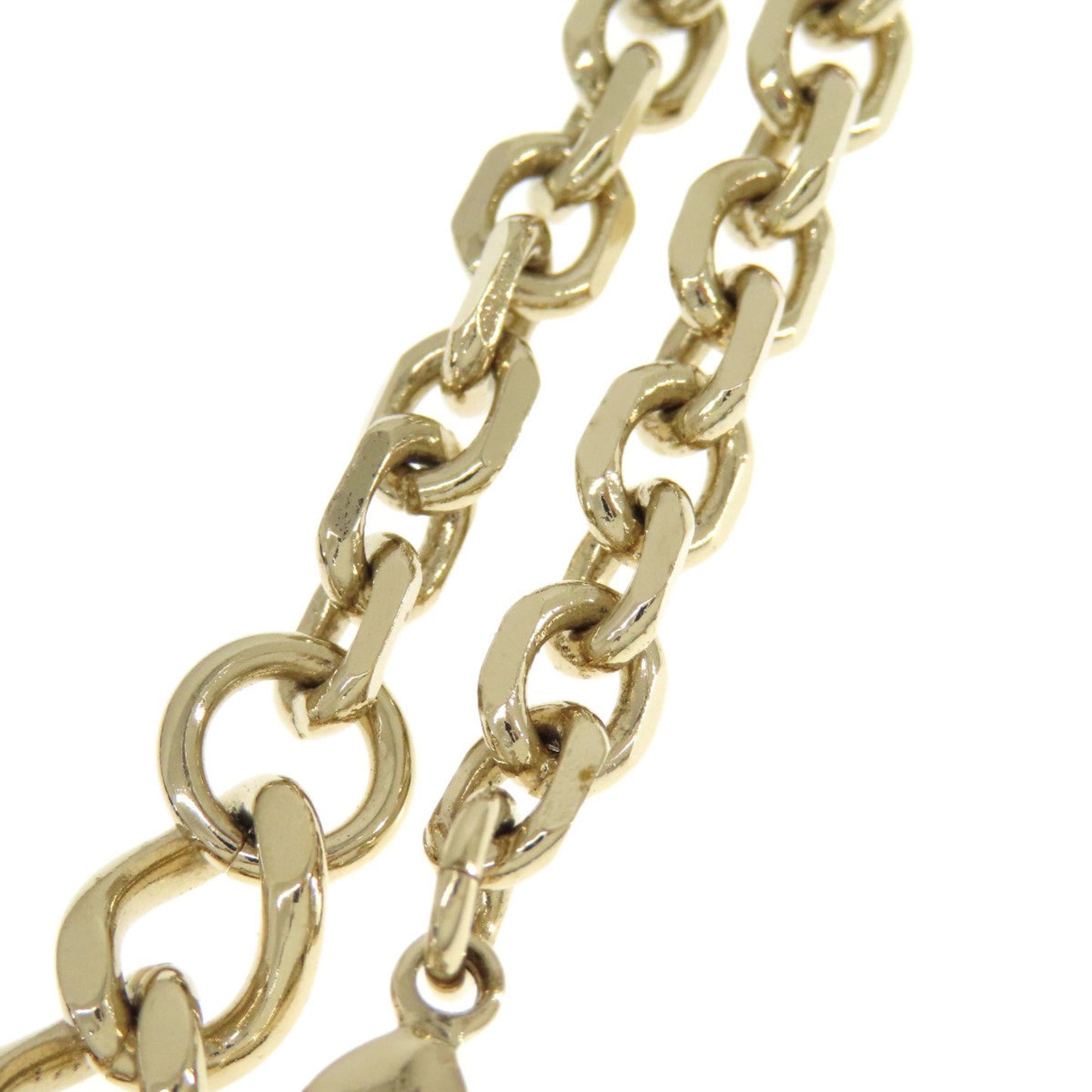 Chanel Coco Mark, Gold, Metal, necklace