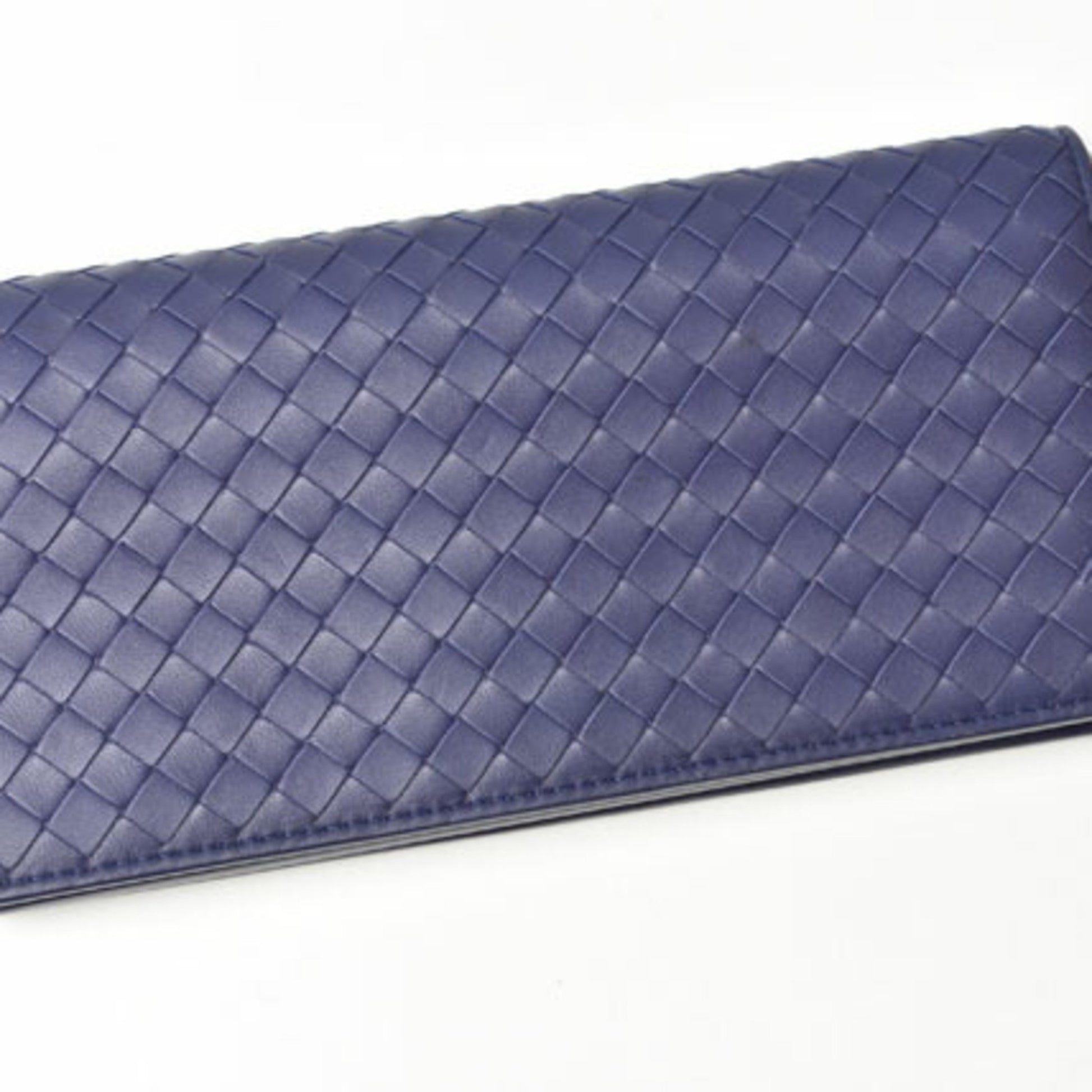 Bottega Veneta Intrecciato, Purple, Leather, clutch