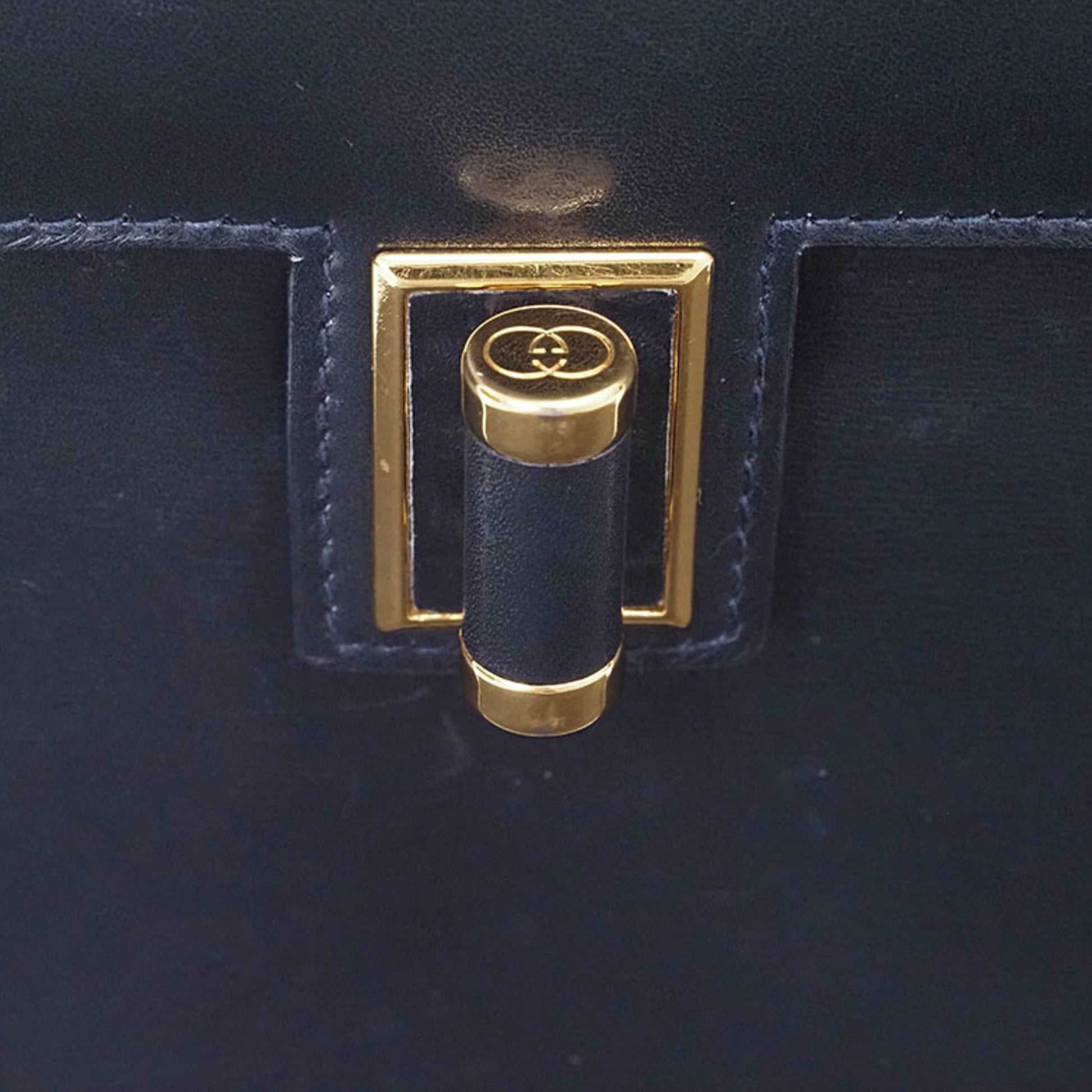 Gucci Old Gucci, Navy, Leather, shoulder