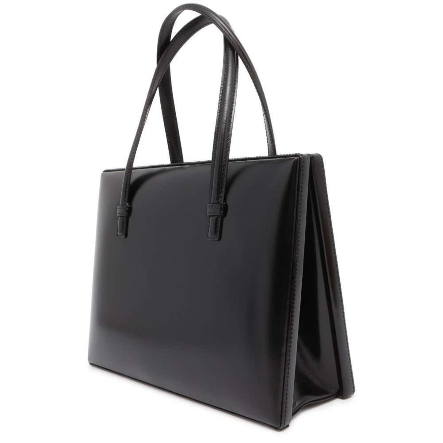 Loewe Postal, Black, Leather, handbag