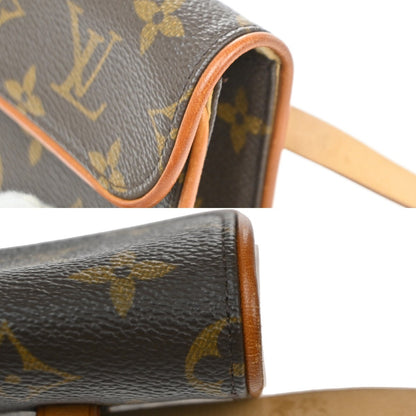Louis Vuitton Florentine Canvas, Brown, Canvas, Clutch