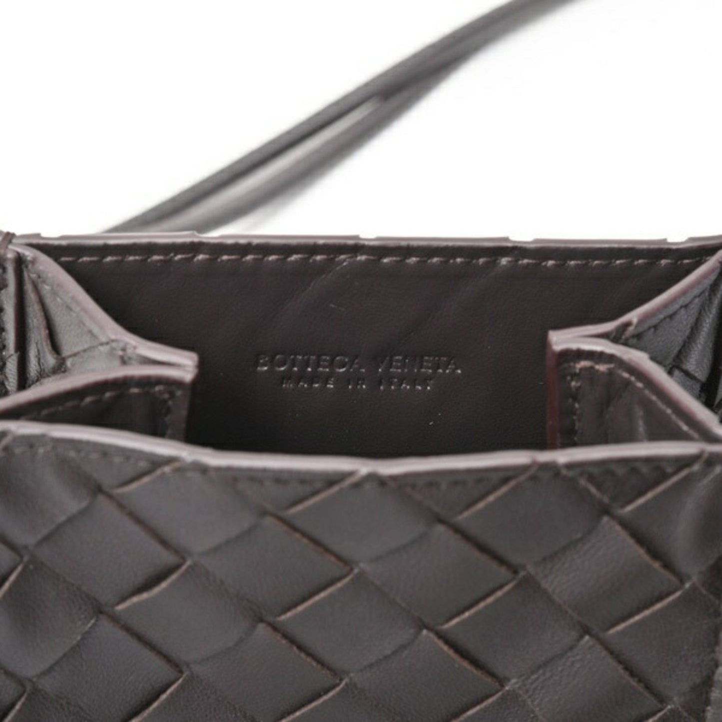 Bottega Veneta Pochette Knot, Brown, Leather, shoulder