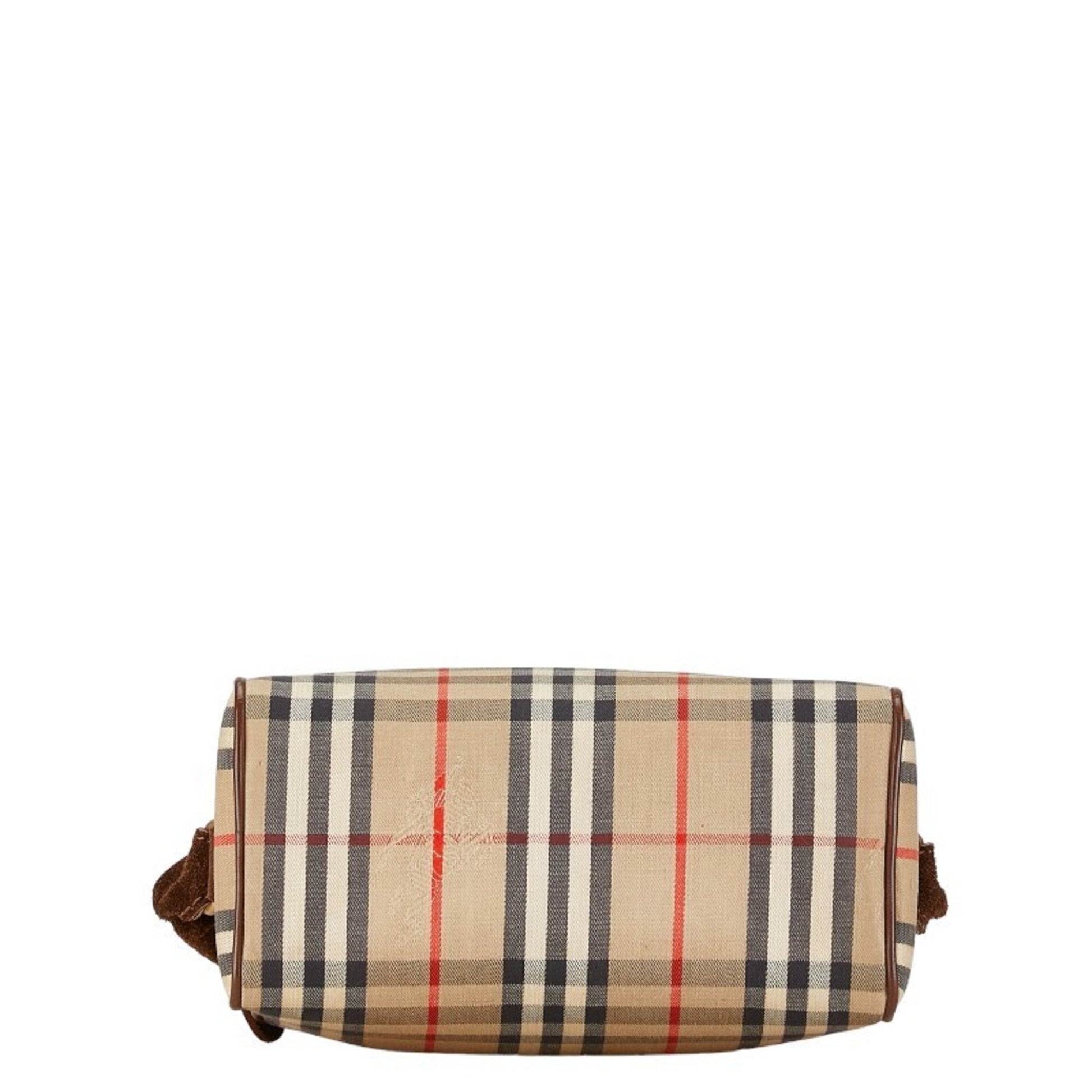 Burberry Nova Check, Brown, Canvas, handbag