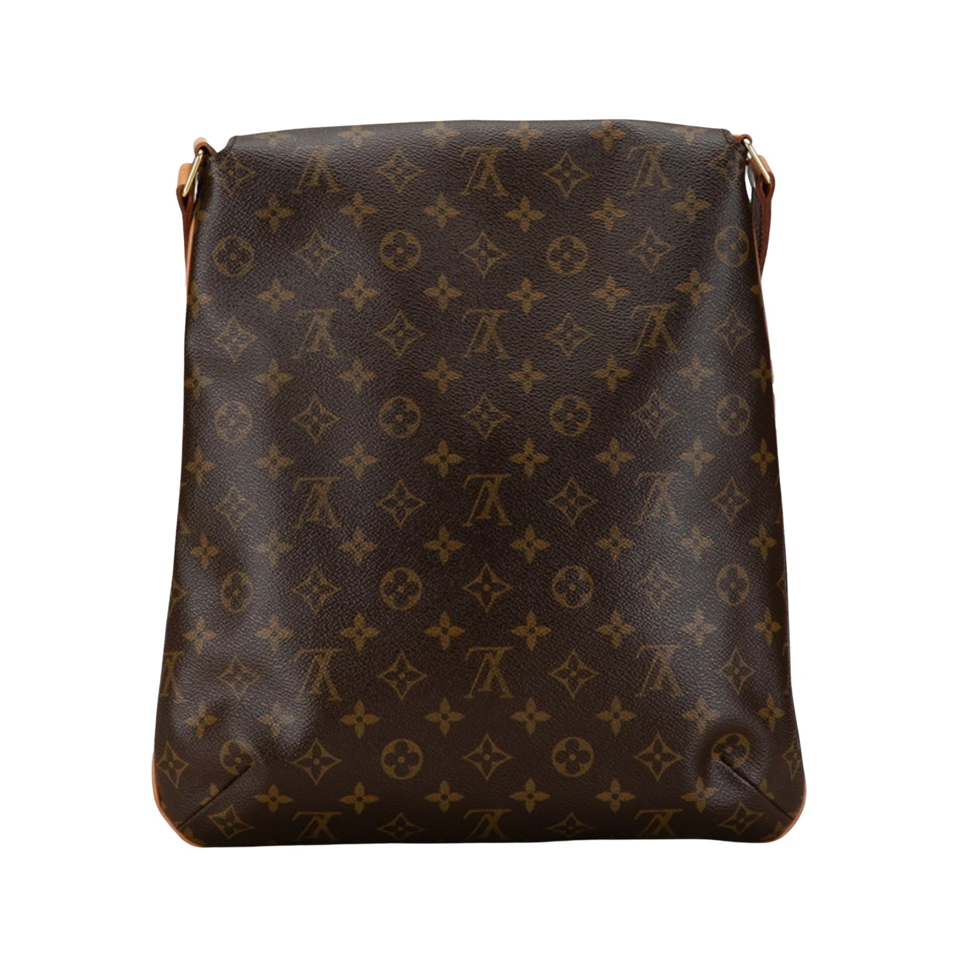 Louis Vuitton Musette Salsa, Brown, Canvas, shoulder